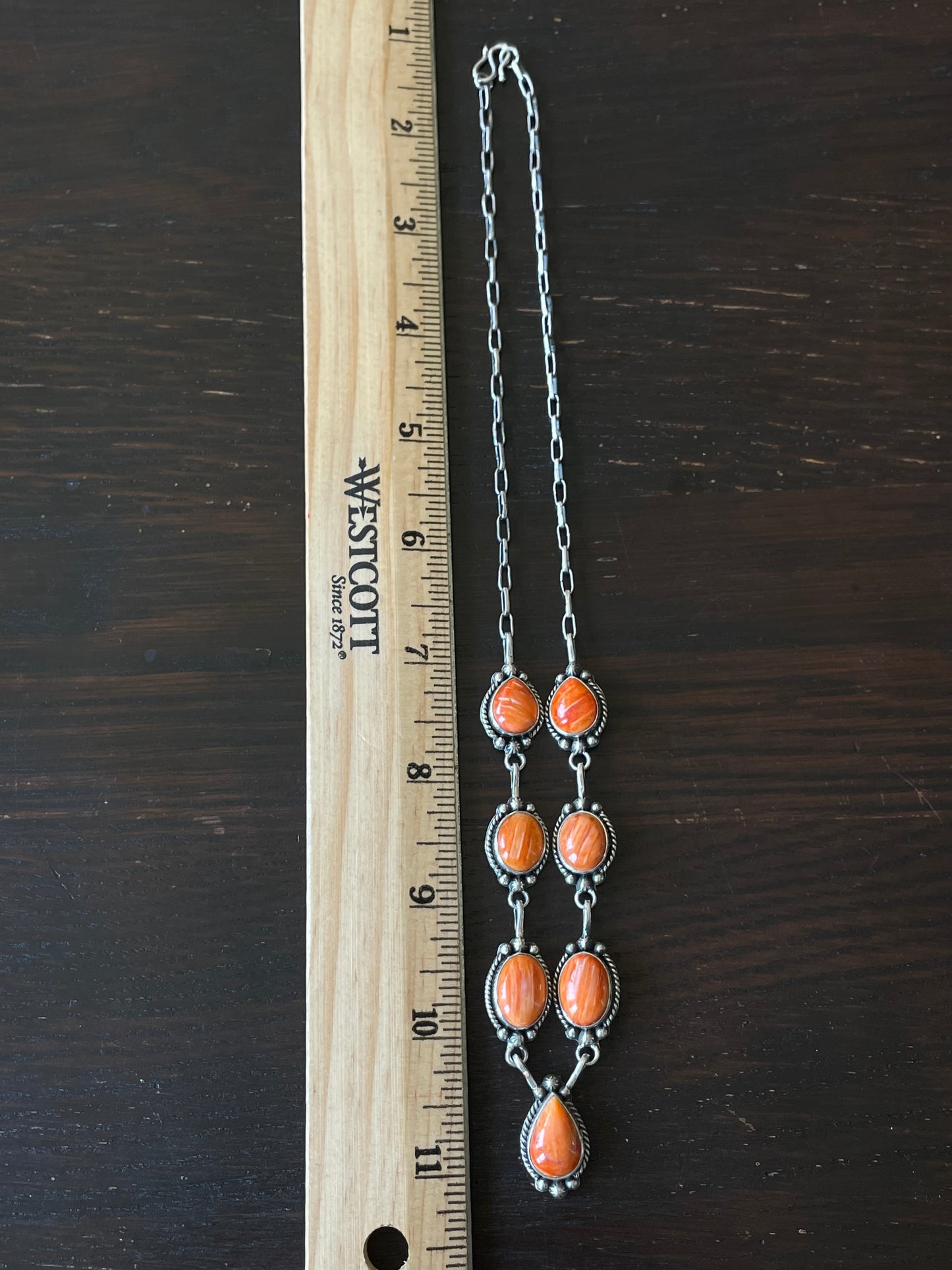 Spiny Oyster Necklace | Sterling Silver Southwestern E834
