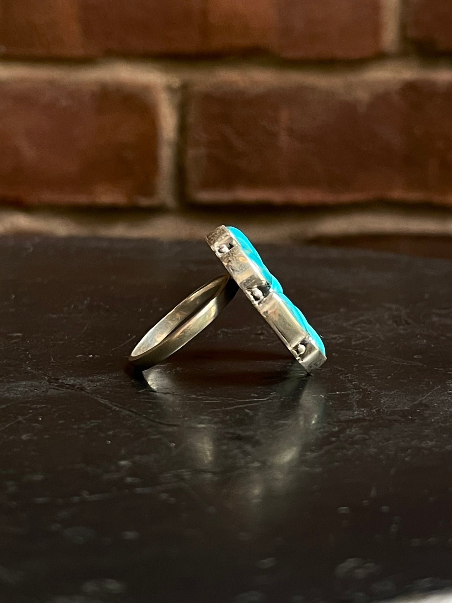 Kingman Turquoise Naja Ring Size 9 | 925 Sterling Silver G478