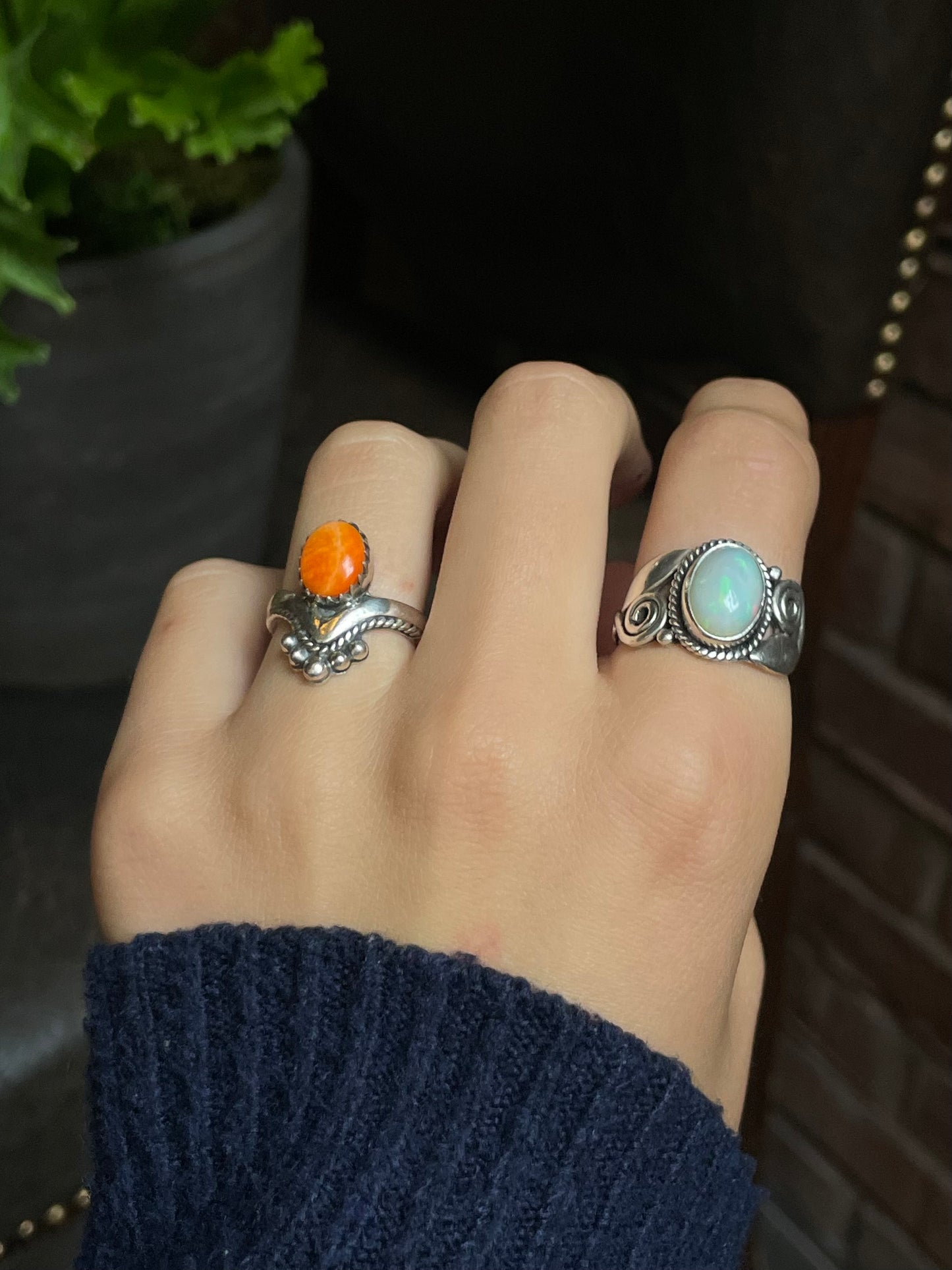 Spiny Oyster Ring Size 7 | 925 Sterling Silver G227