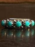 Kingman Turquoise Ring | Sterling Silver | Size 6 G370