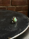 Teardrop Turquoise Ring | Sterling Silver | Handmade | Size 6 C944