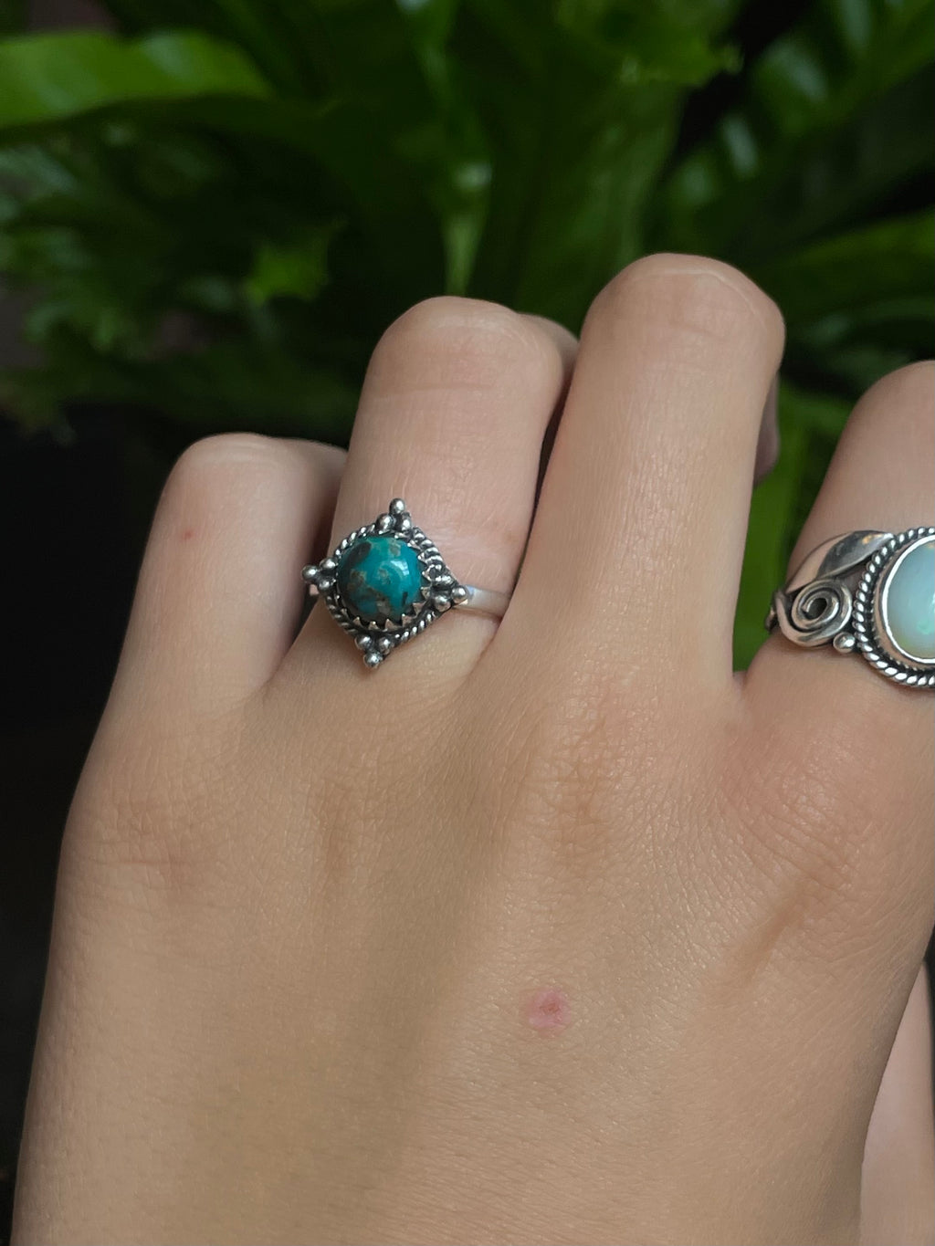 Turquoise Ring Size 7.75 | 925 Sterling Silver G281