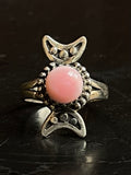 Pink Conch Ring Size 8 | 925 Sterling Silver G158
