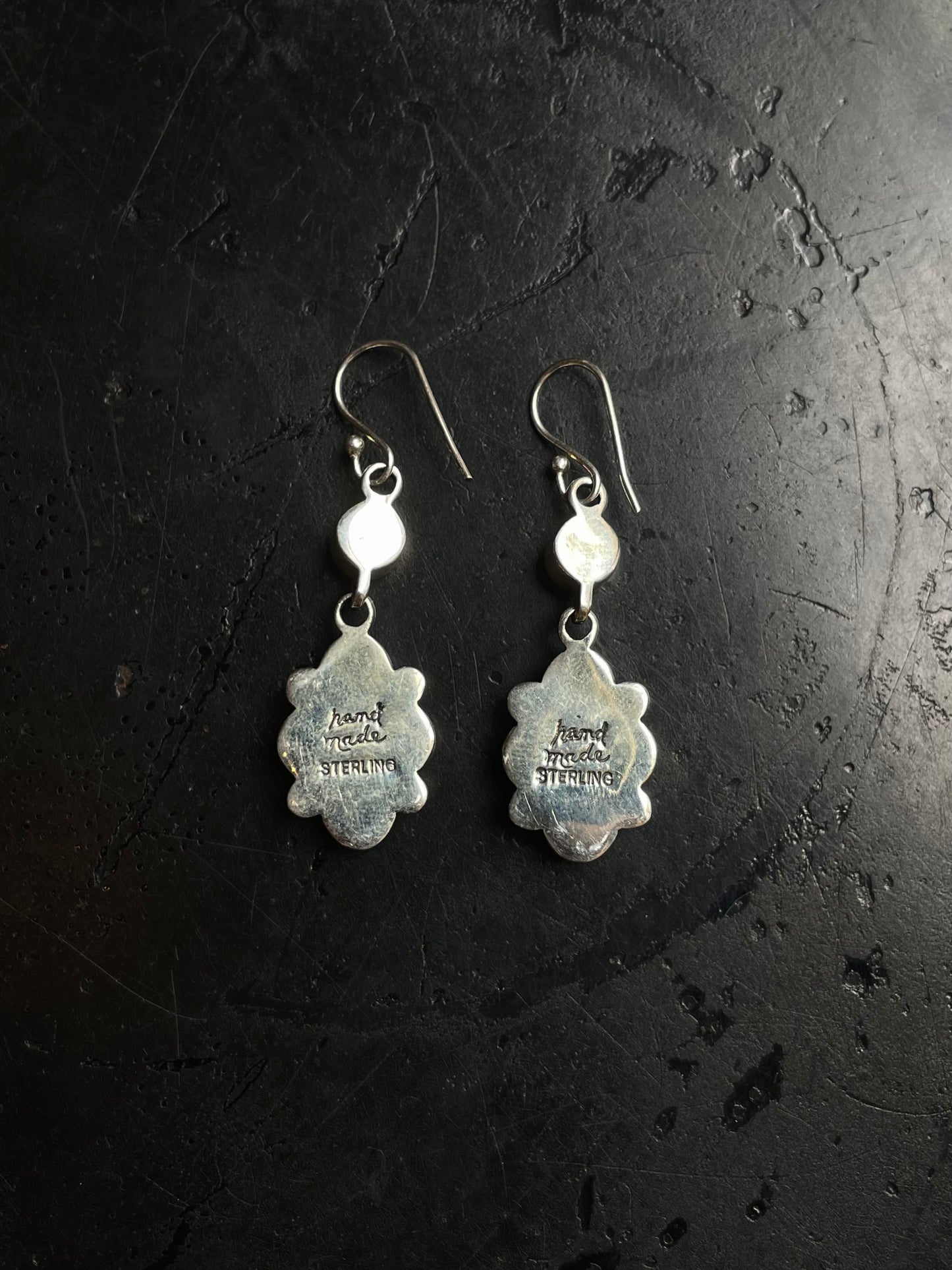 Spiny Oyster Cluster Dangle Earrings | 925 Sterling Silver C974