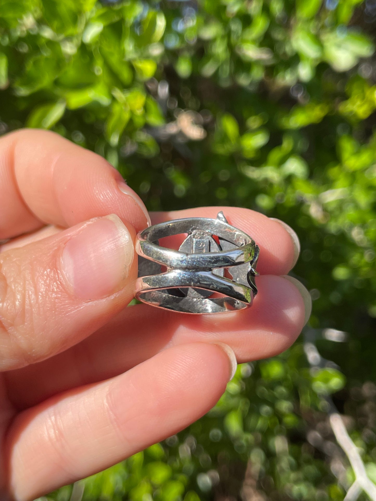 Kingman Turquoise Feather Ring Size 6 | 925 Sterling Silver B570