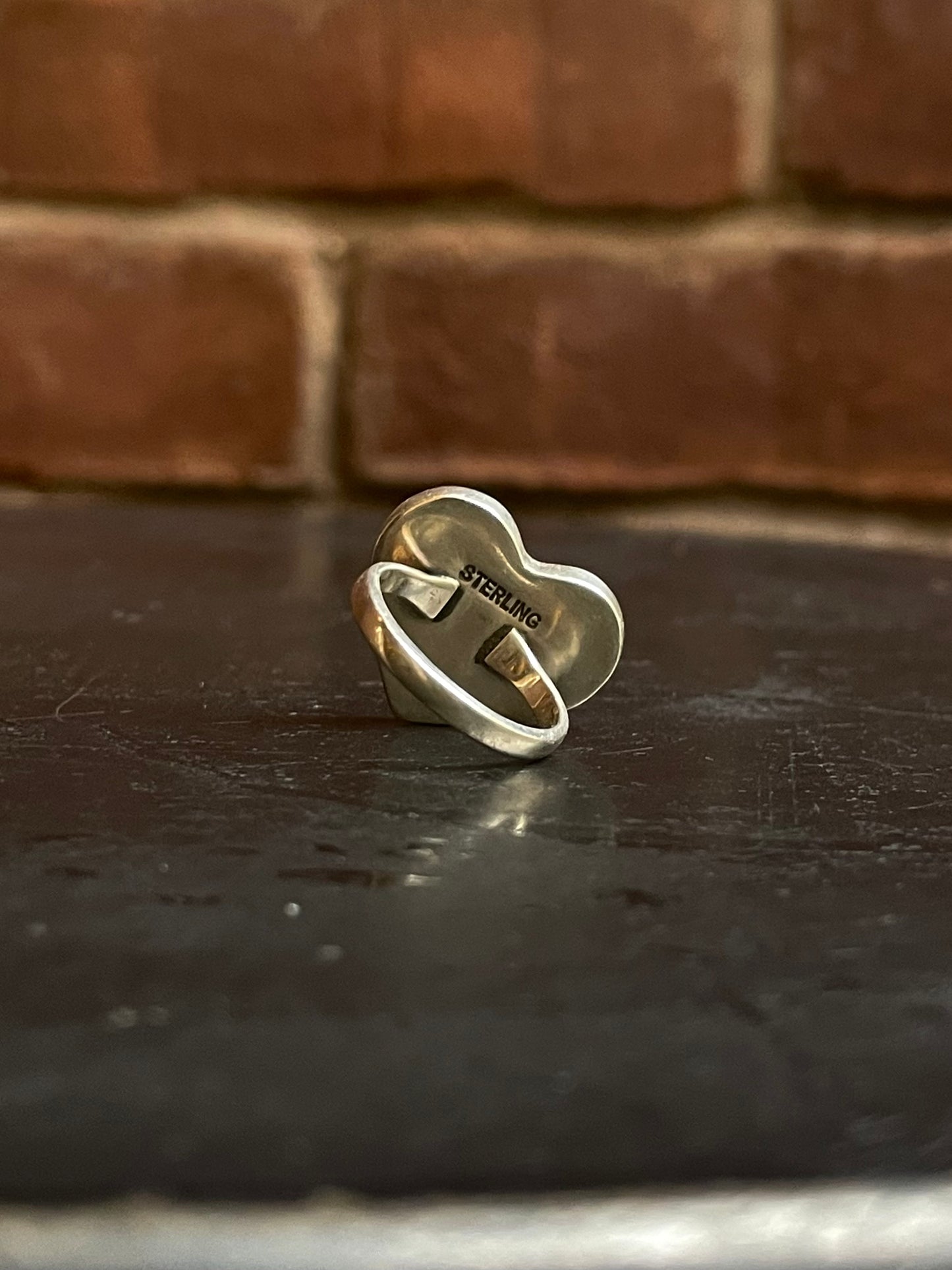 Spiny Oyster Heart Ring Size 8 | 925 Sterling Silver G196