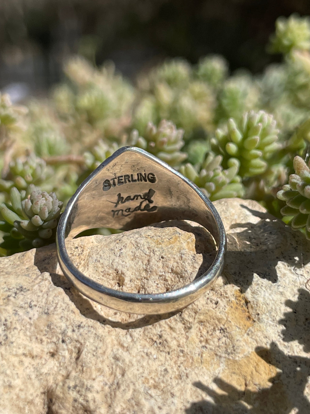 Pink Conch Ring Size 8.75 | 925 Sterling Silver Southwest B985