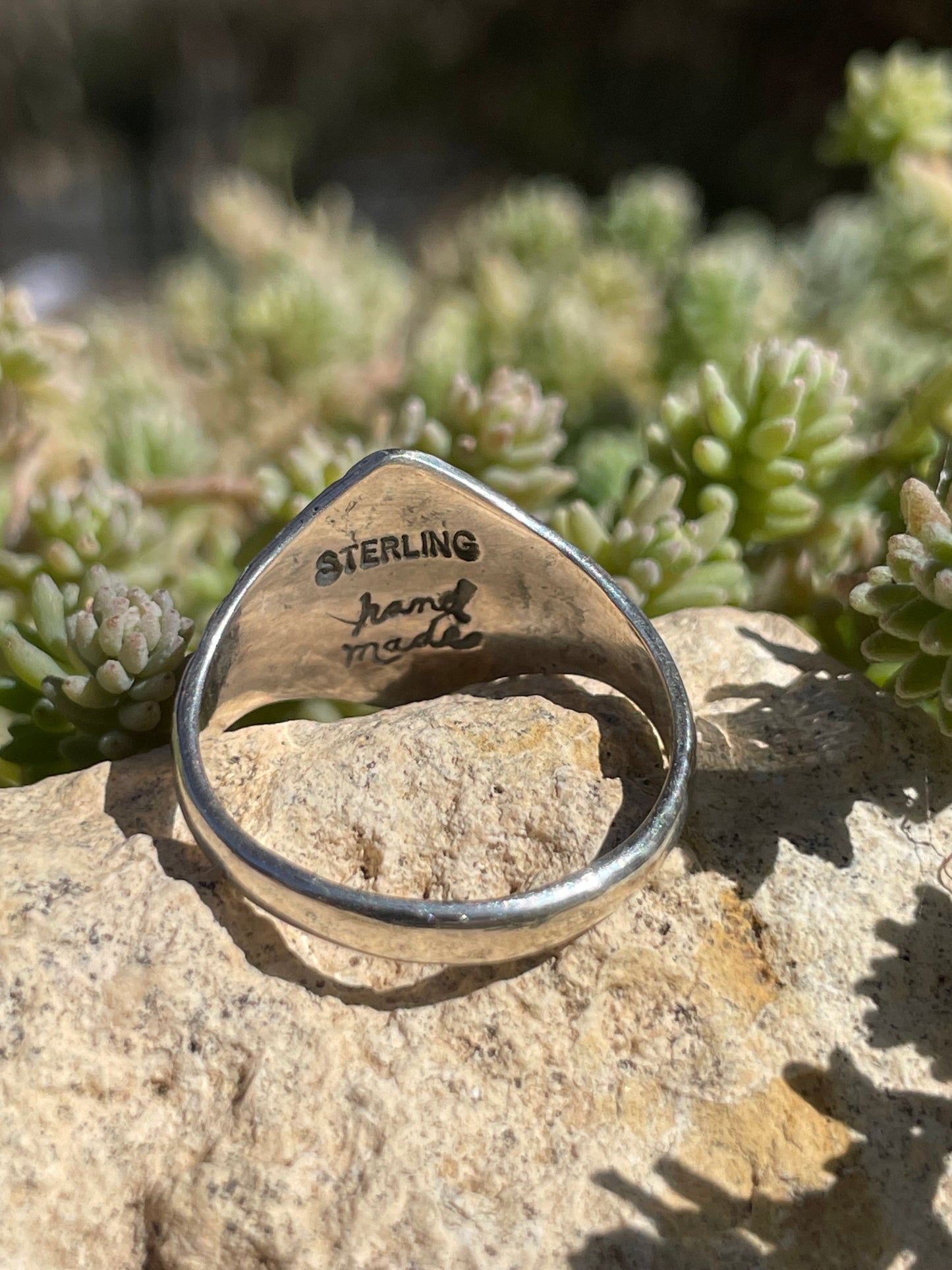 Pink Conch Ring Size 8.75 | 925 Sterling Silver Southwest B985