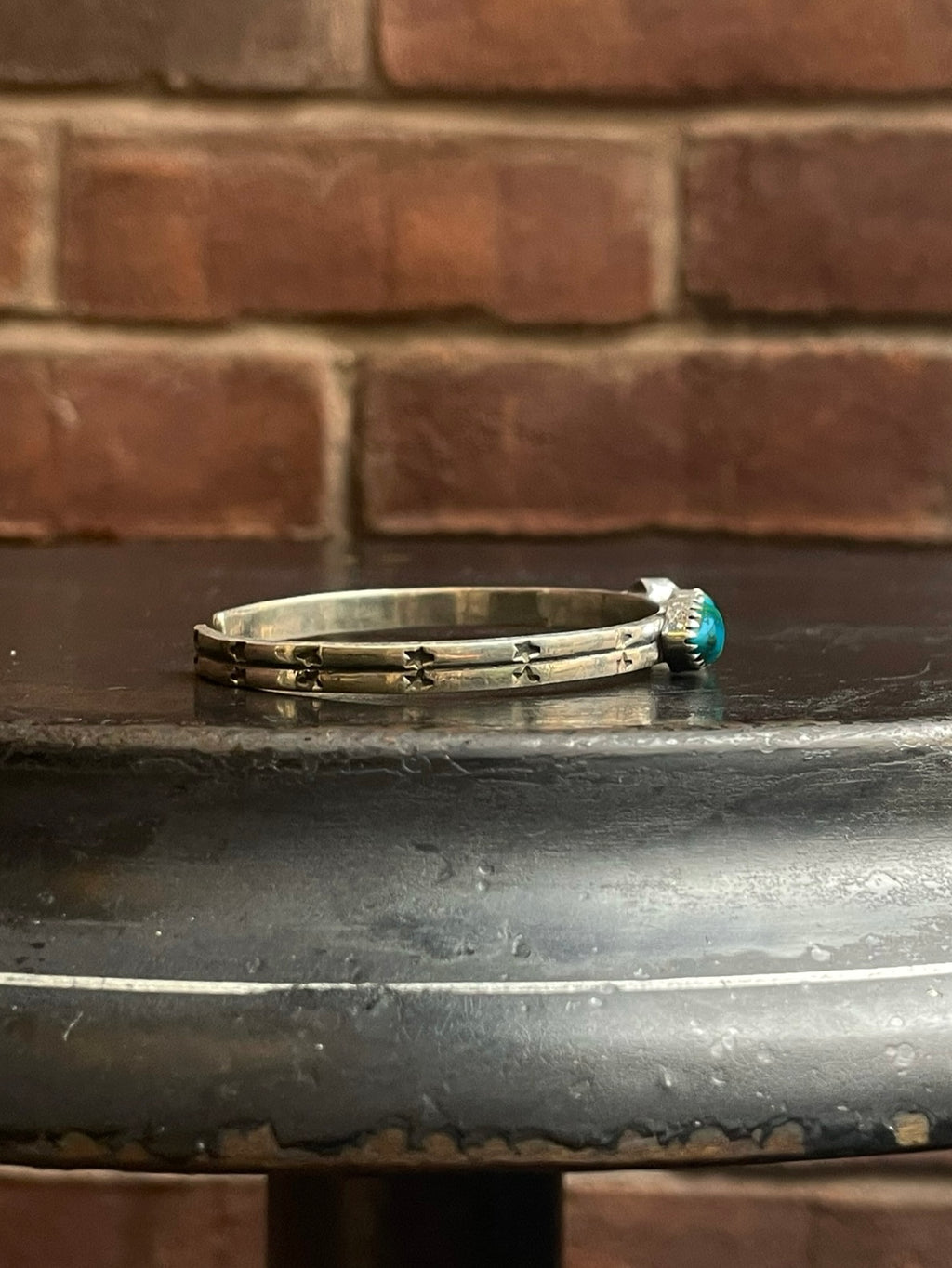 Kingman Turquoise Cuff | Triple Stone | 925 Silver E680