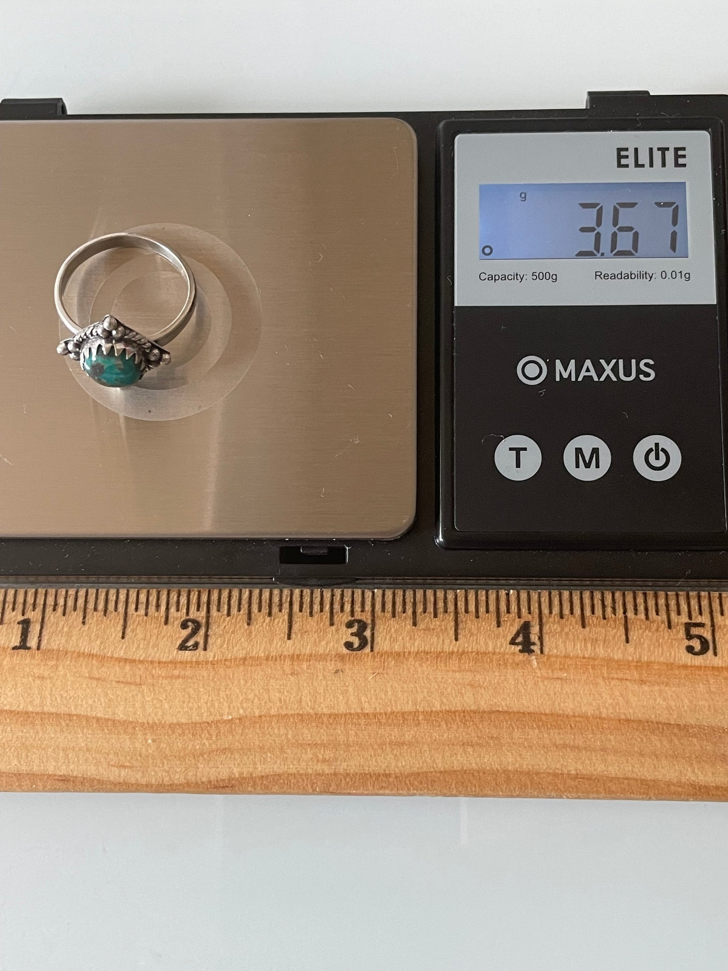 Turquoise Ring Size 7.75 | 925 Sterling Silver G281