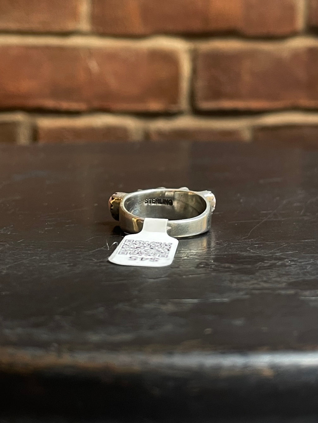 Pink Conch Ring | Sterling Silver | Size 8 | A311