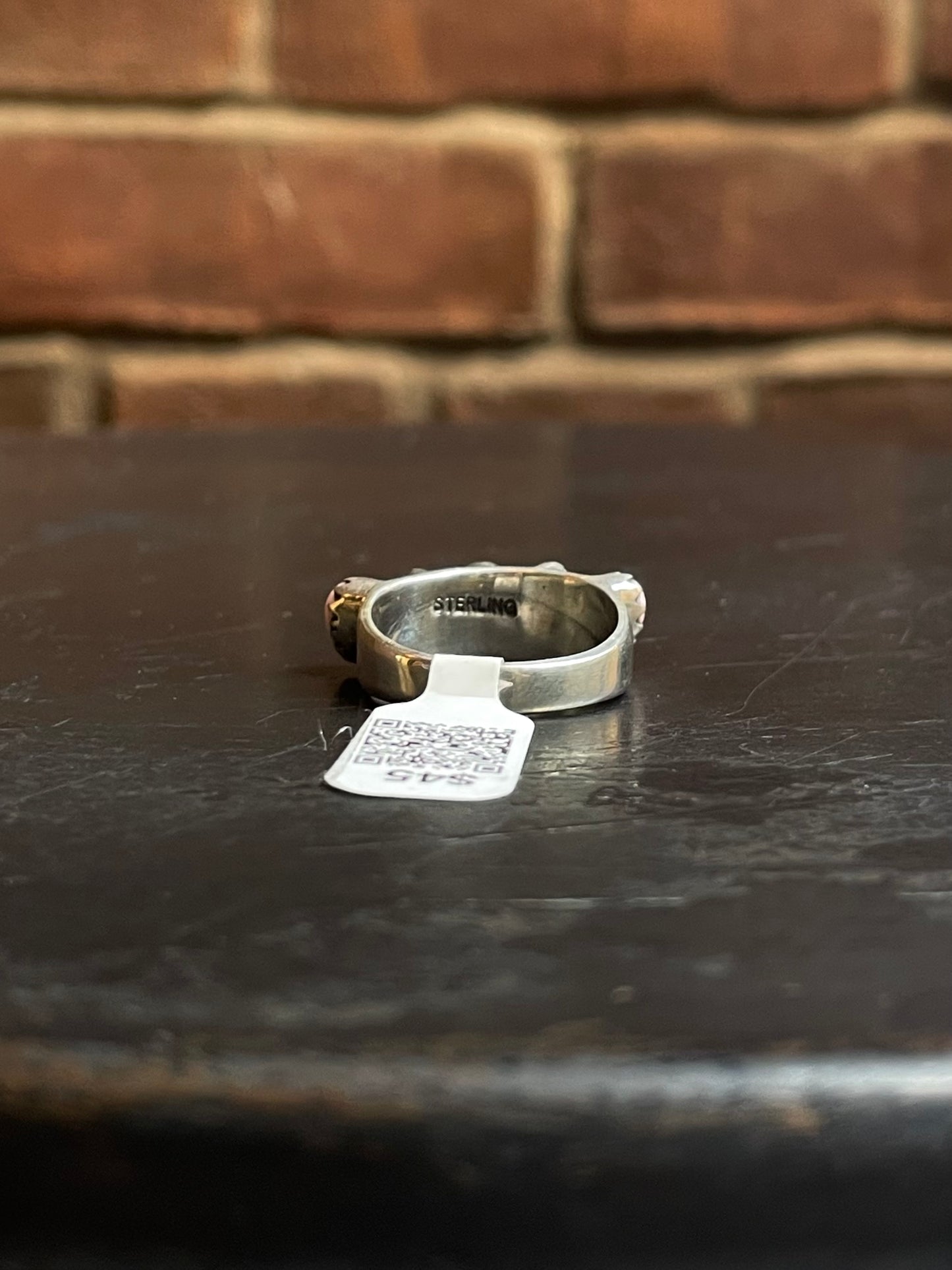 Pink Conch Ring | Sterling Silver | Size 8 | A311