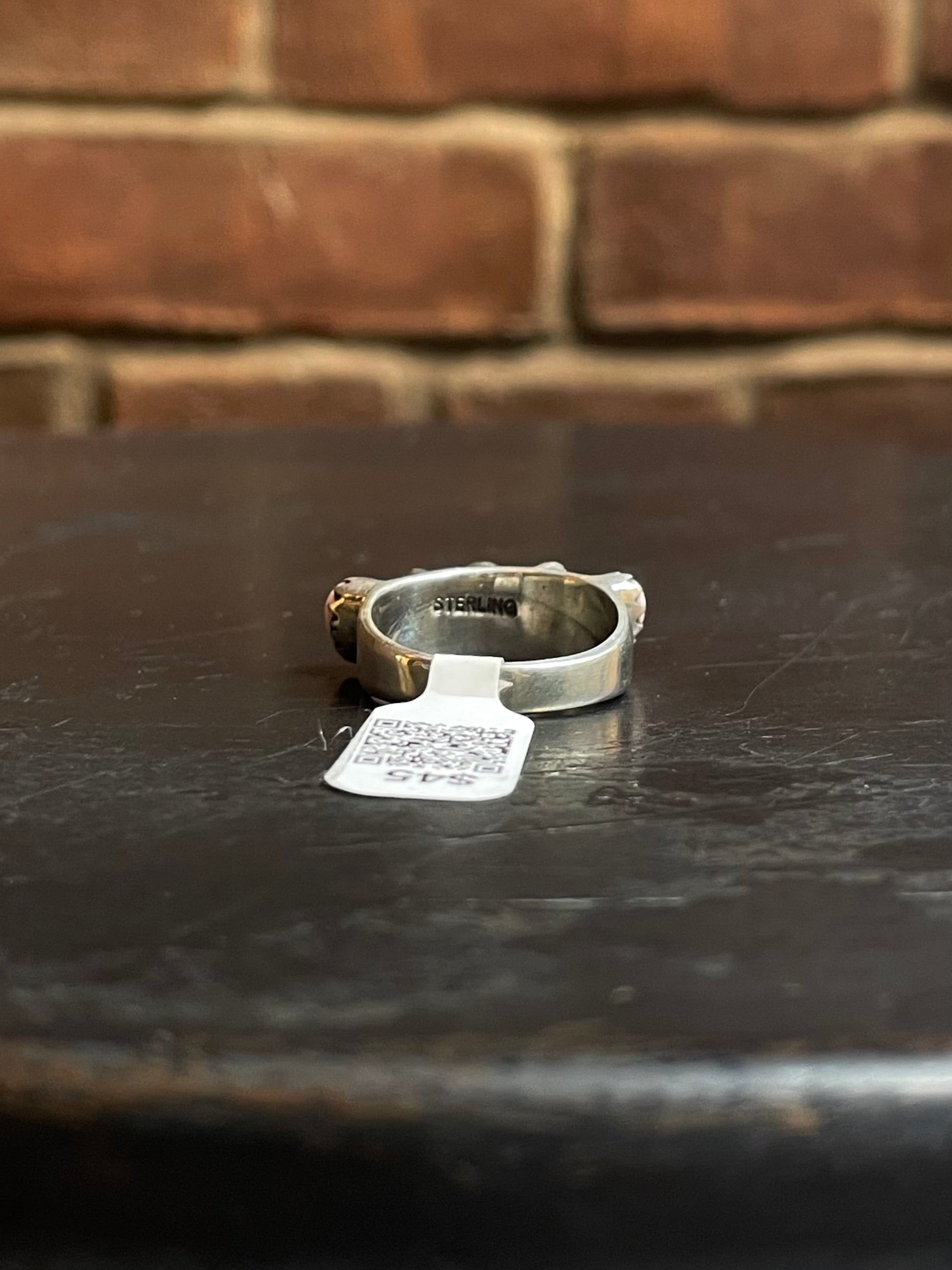 Pink Conch Ring | Sterling Silver | Size 8 | A311