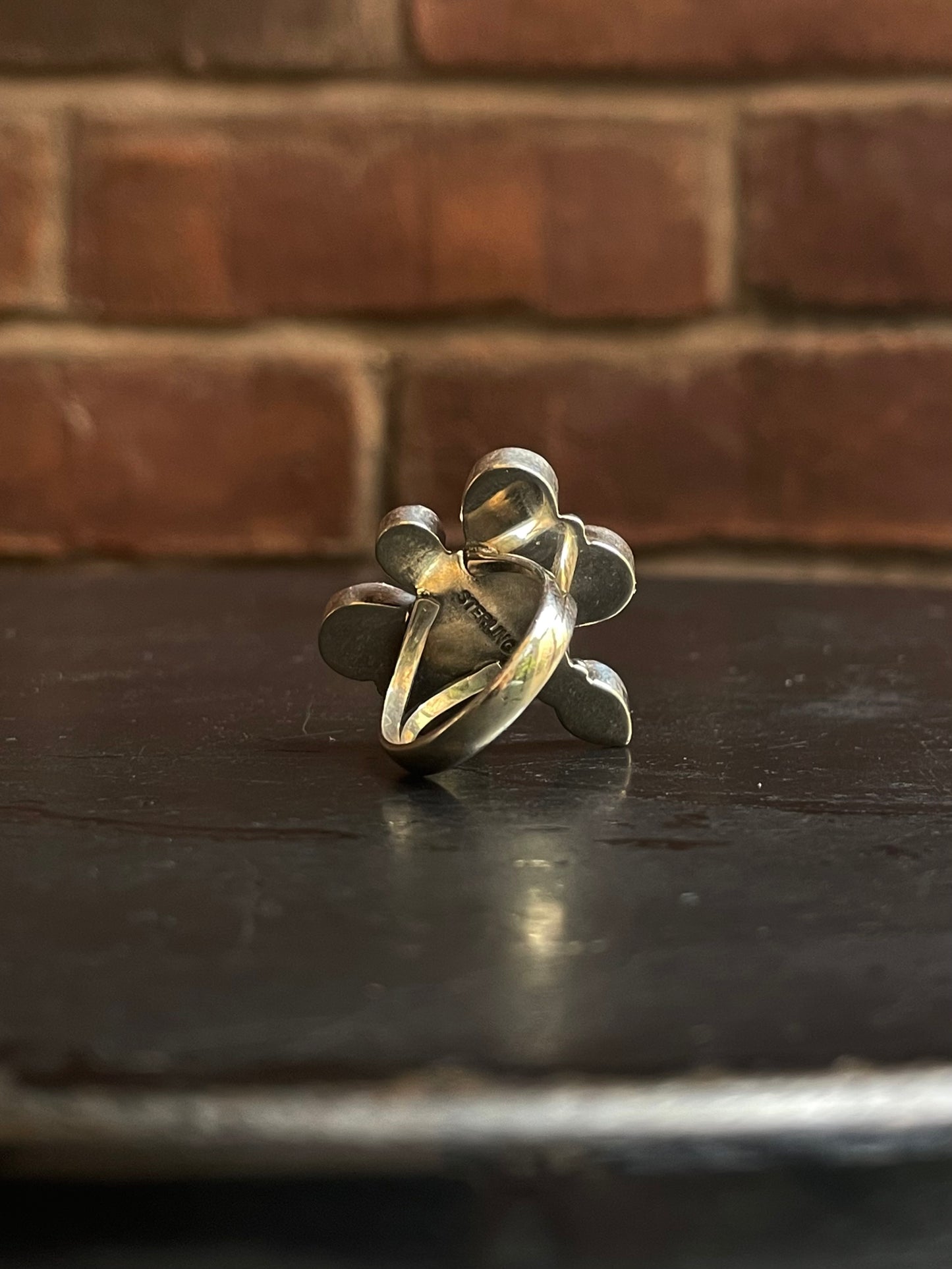 Pink Conch Dragonfly Ring Size 7 | 925 Sterling Silver E998