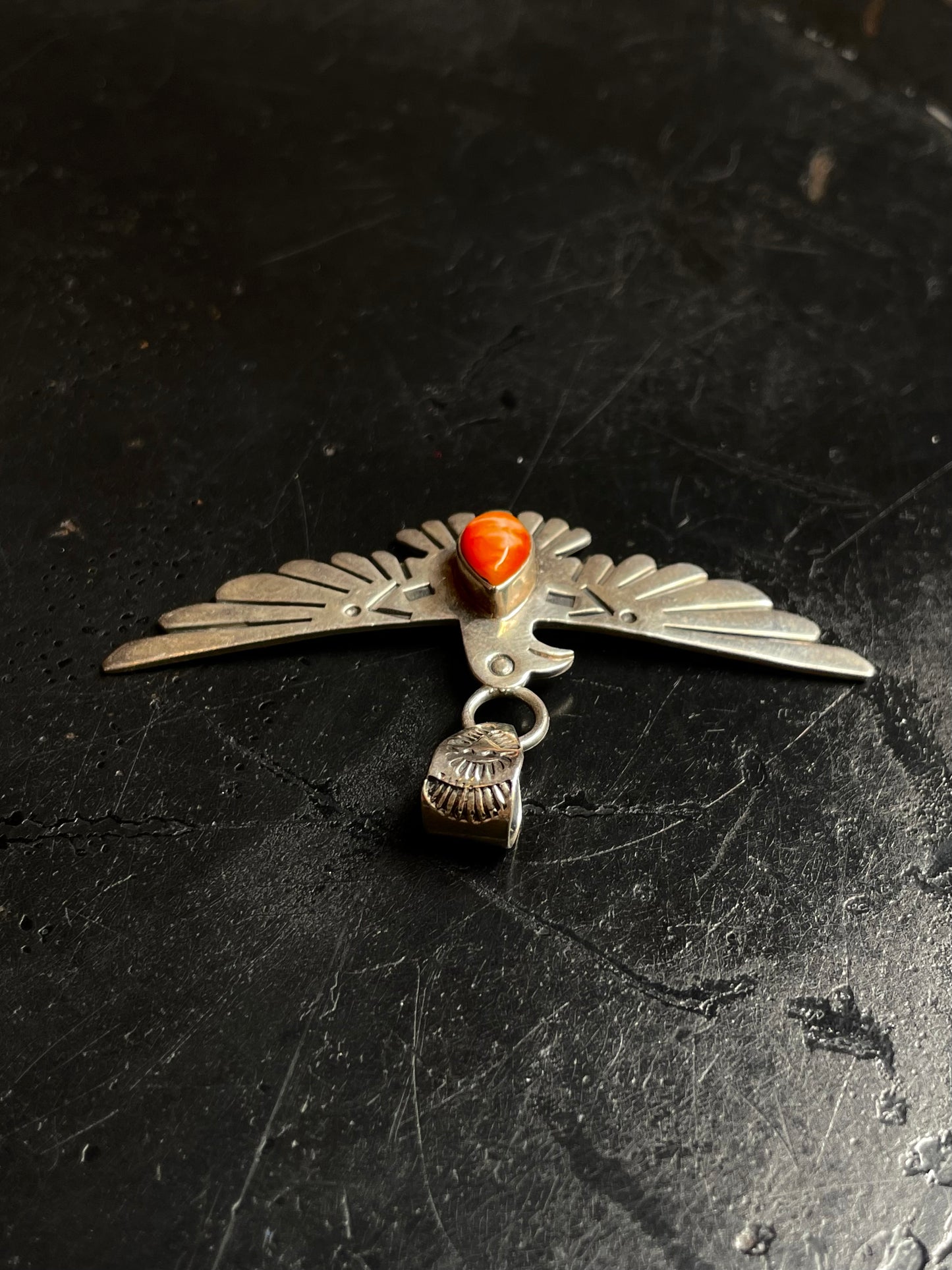 Spiny Oyster Thunderbird Pendant | 925 Sterling Silver C960