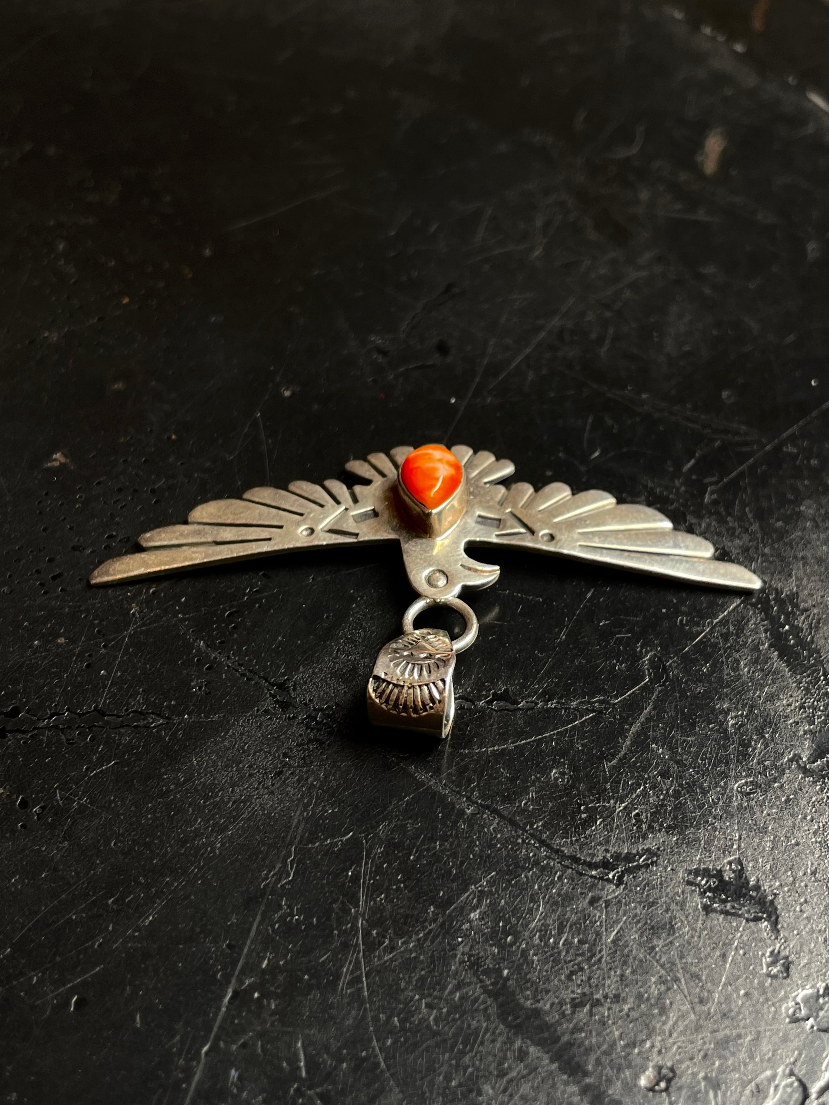 Spiny Oyster Thunderbird Pendant | 925 Sterling Silver C960