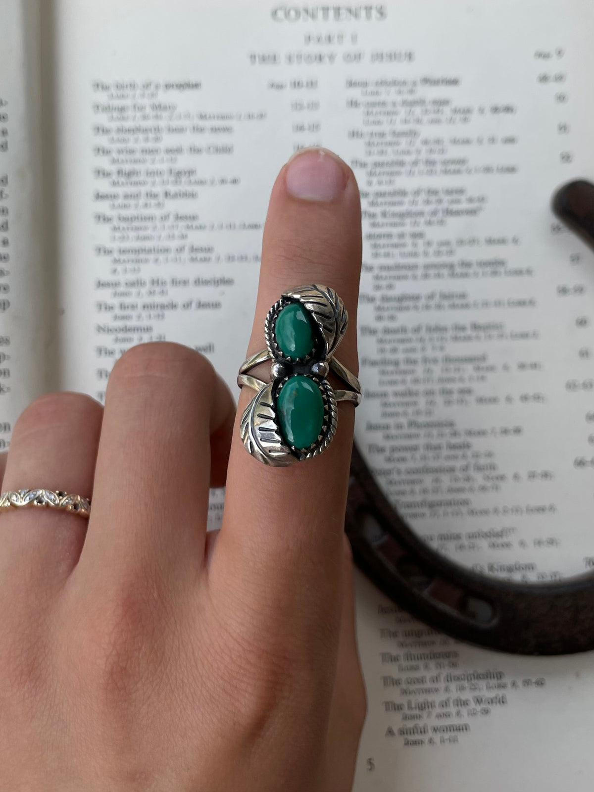 Turquoise Ring Size 8 | 925 Sterling Silver G771