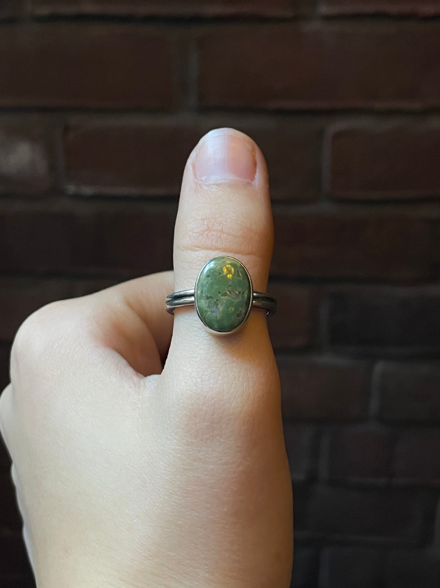 Turquoise Ring | 925 Sterling Silver Size 9.5 E429