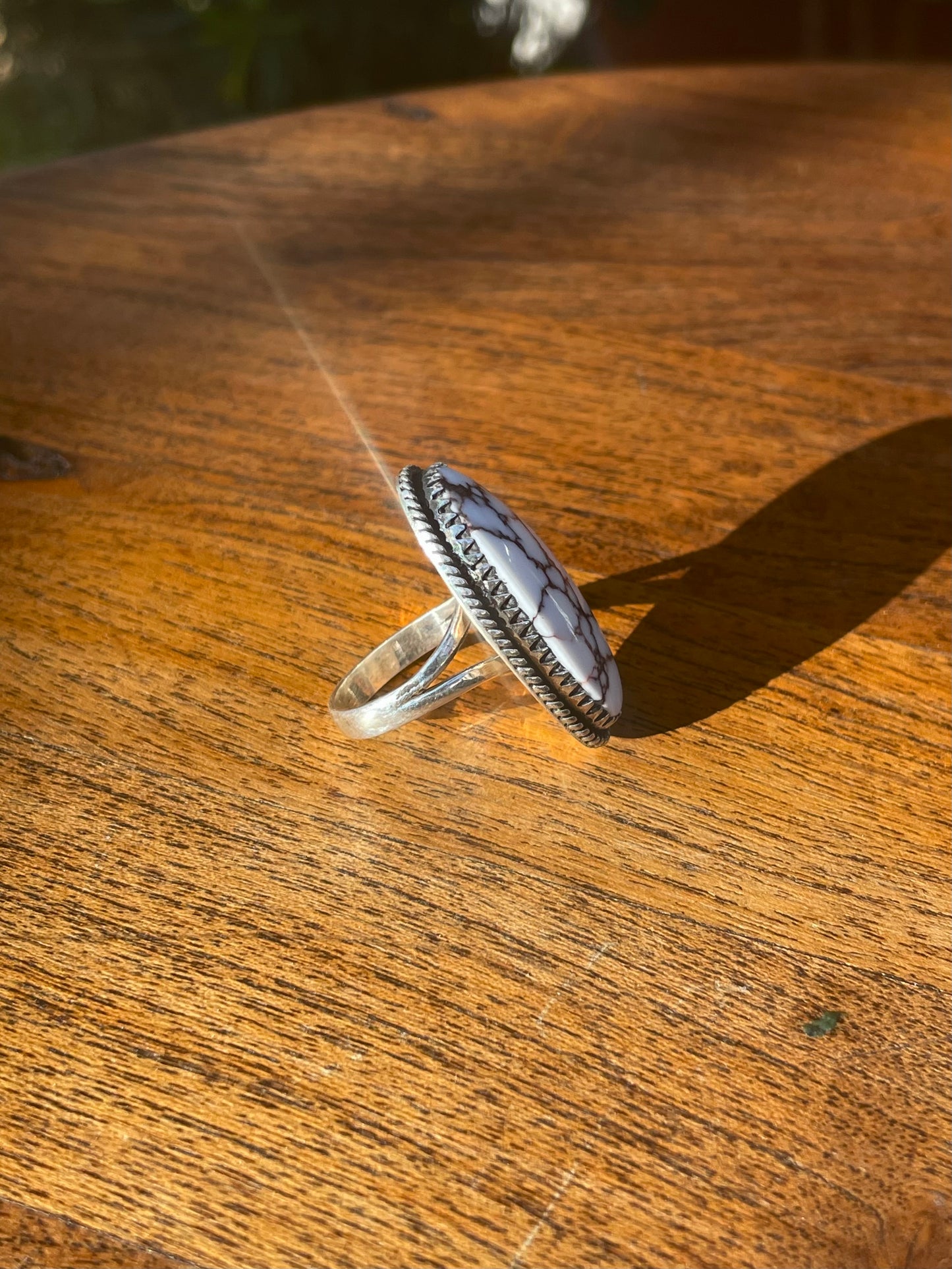 Wild Horse Ring | Sterling Silver | Handmade Size 8 C895