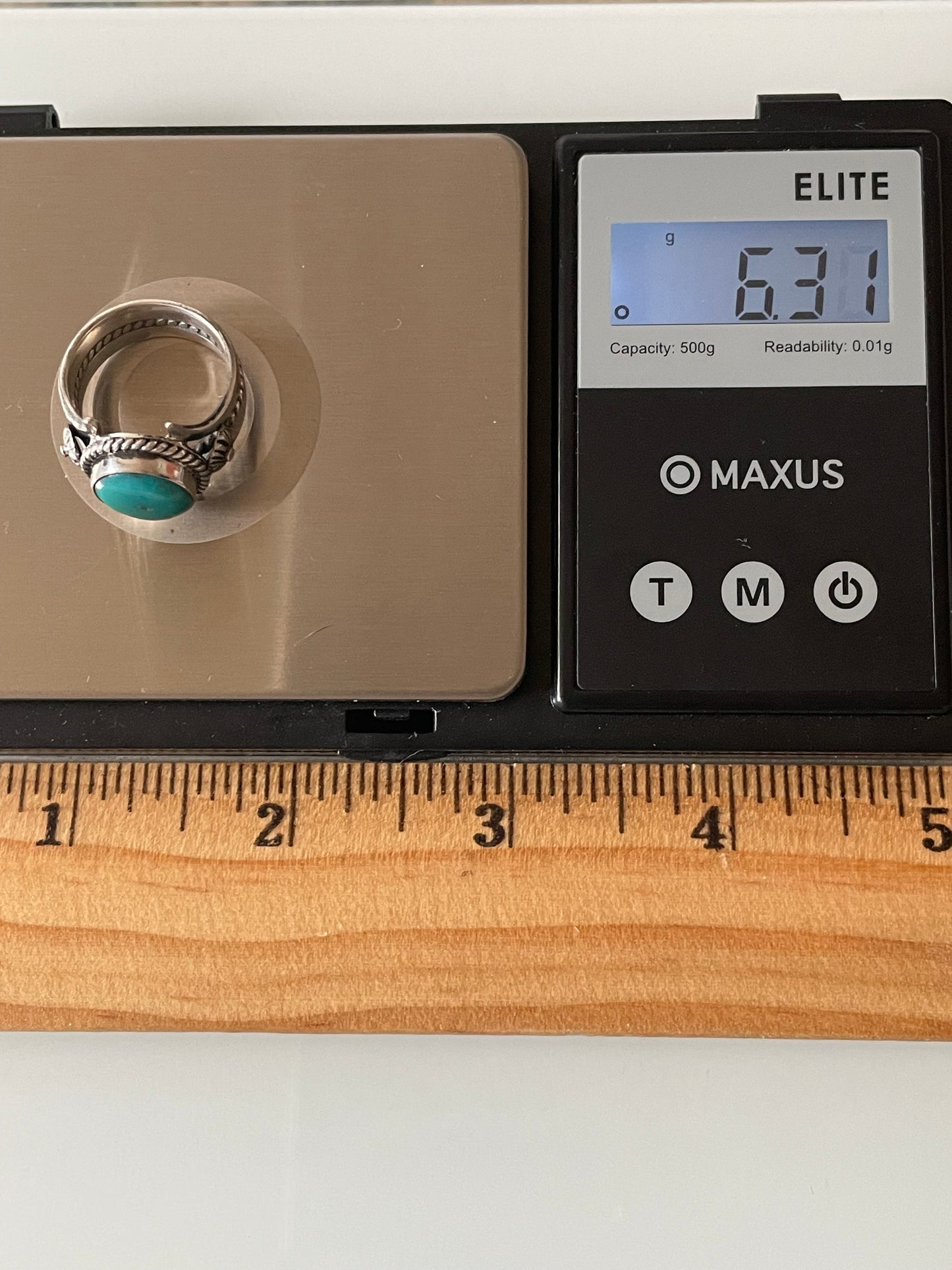 Turquoise Ring Size 6.25 | 925 Sterling Silver G298