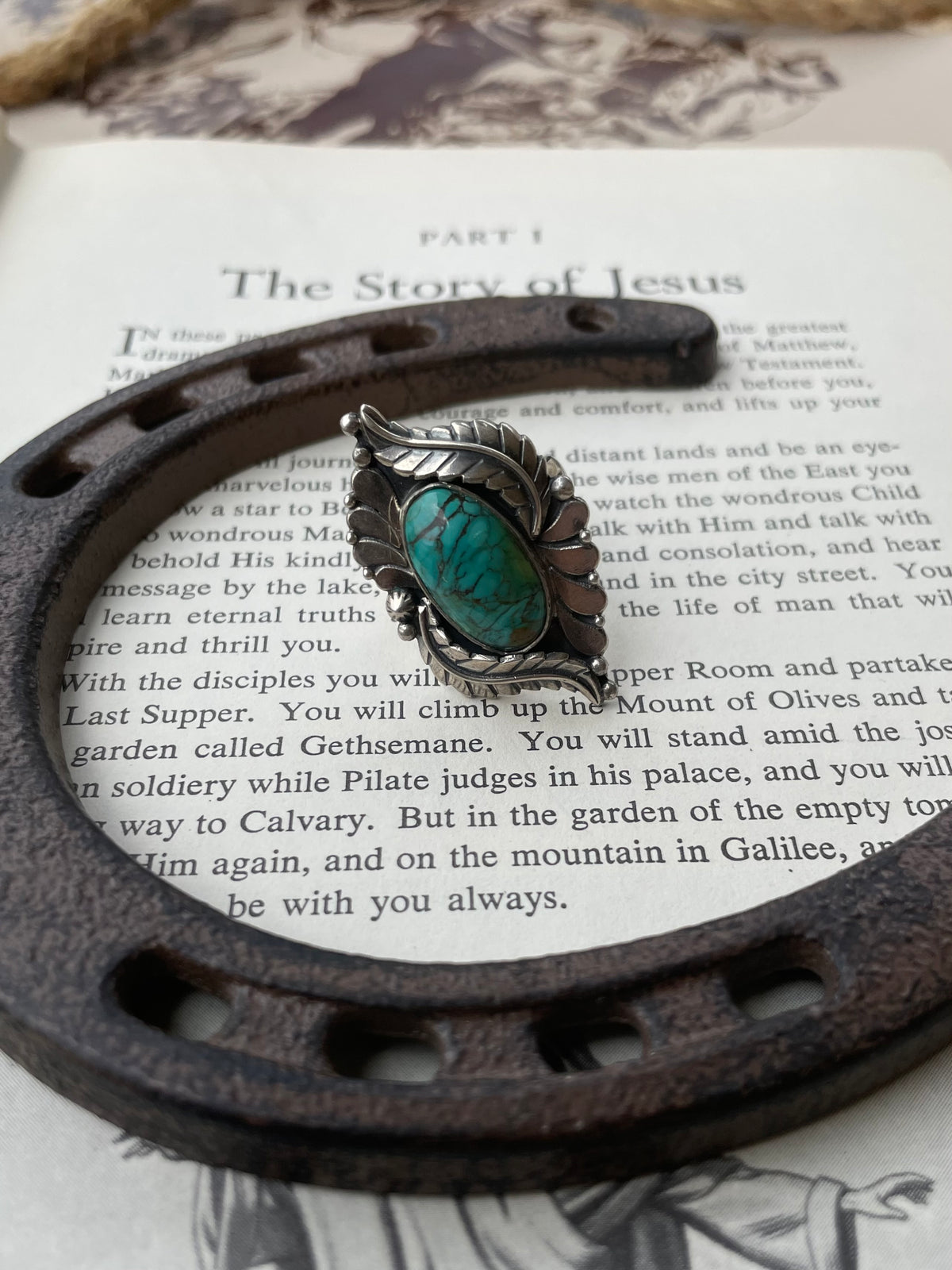Turquoise Ring Size 8.25 | 925 Sterling Silver G776