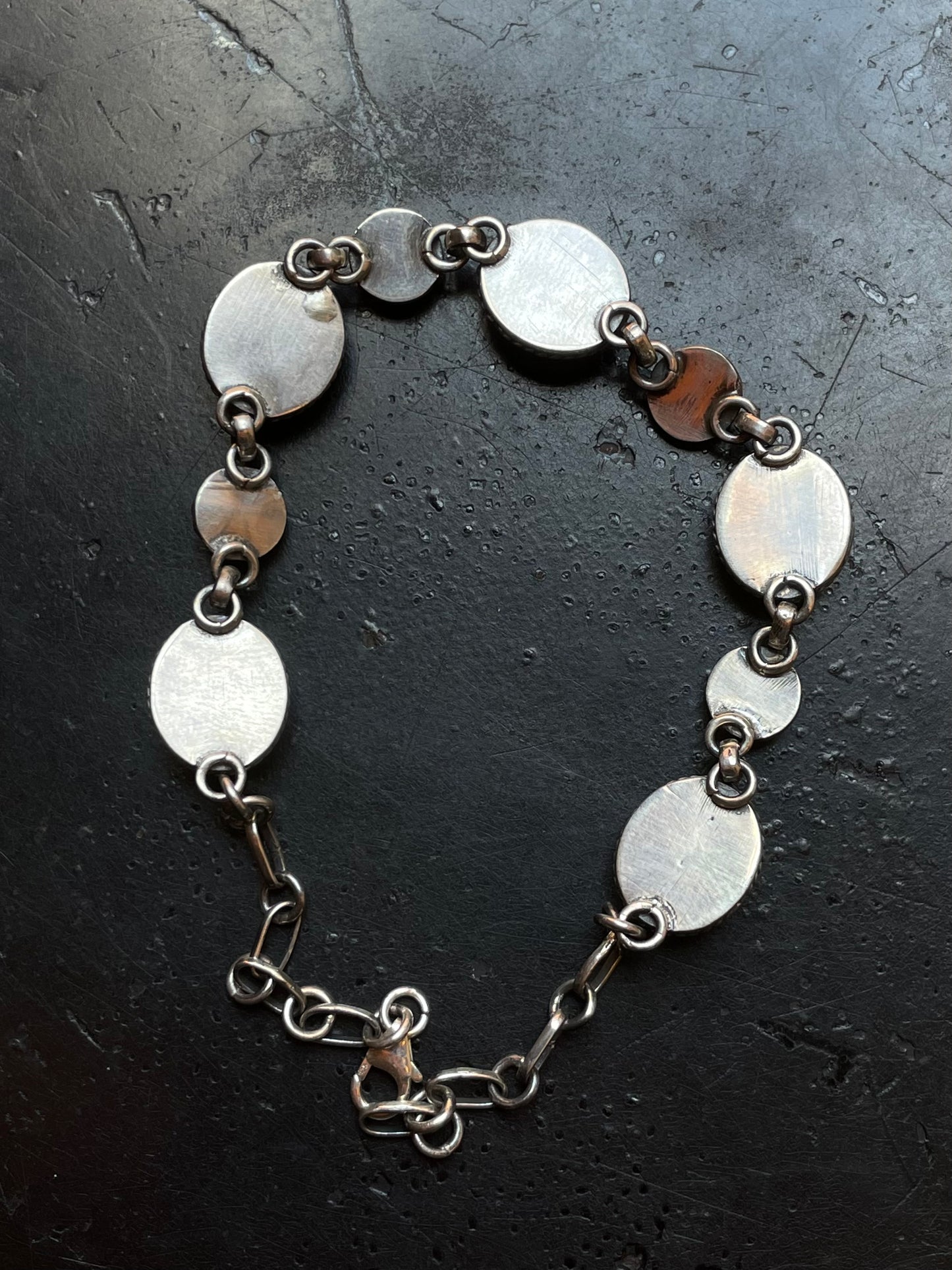 Spiny Oyster Link Bracelet | Sterling Silver G441