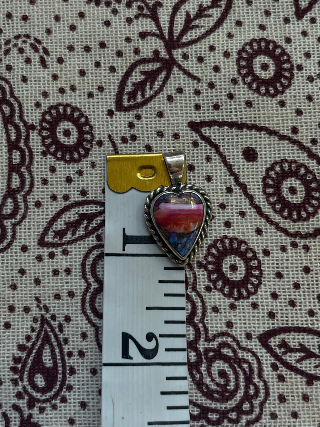 Dahlia Heart Pendant | 925 Sterling Silver | D336