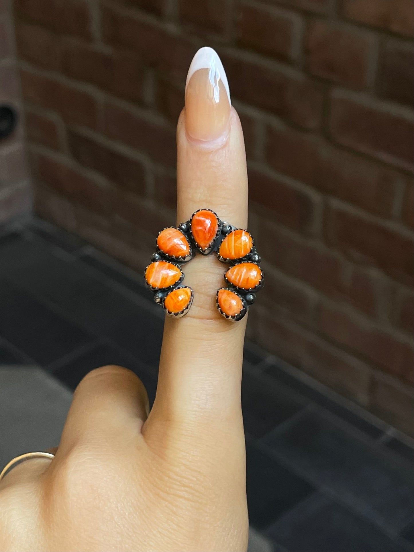 Spiny Oyster Naja Ring Size 6 | Sterling Silver E849