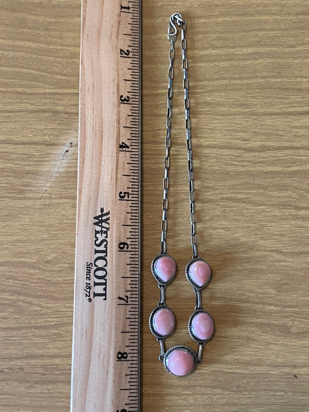Pink Conch Necklace | 925 Sterling Silver E976