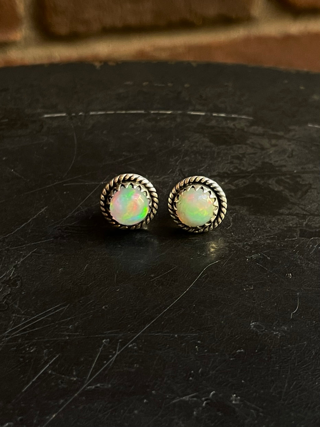 Opal Stud Earrings | 925 Sterling Silver G674