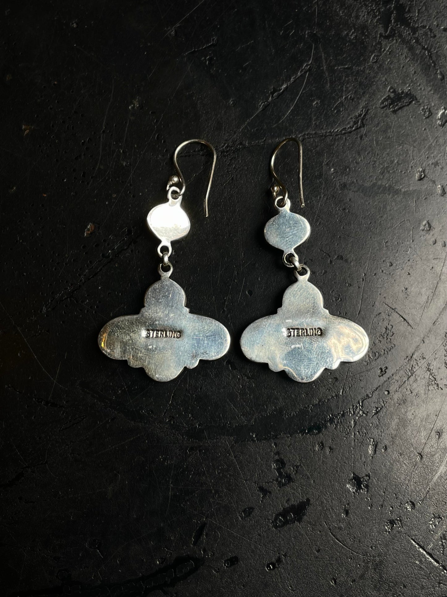 Spiny Oyster Cluster Dangle Earrings | 925 Sterling Silver C975
