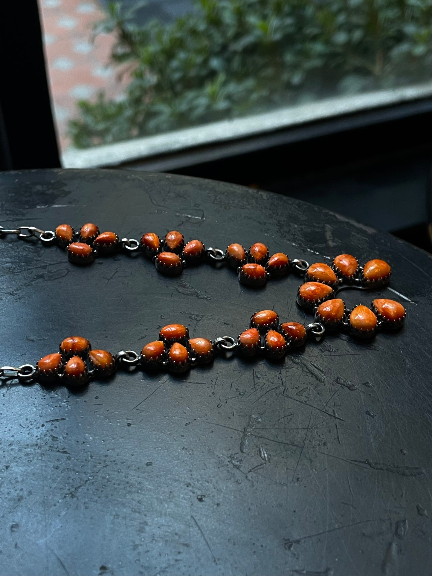 Spiny Oyster Naja Necklace | 925 Sterling Silver E369