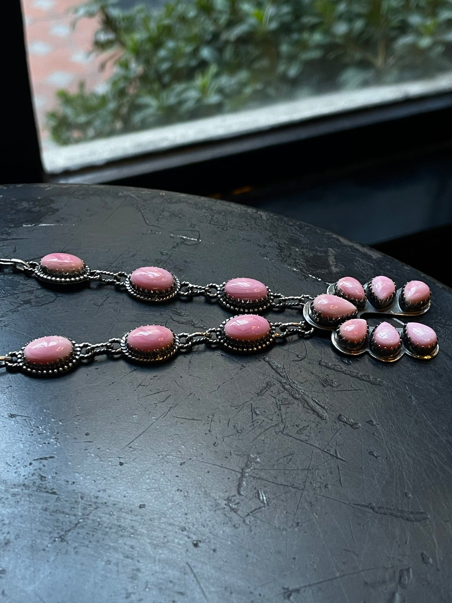 Pink Conch Naja Necklace | 925 Sterling Silver E347