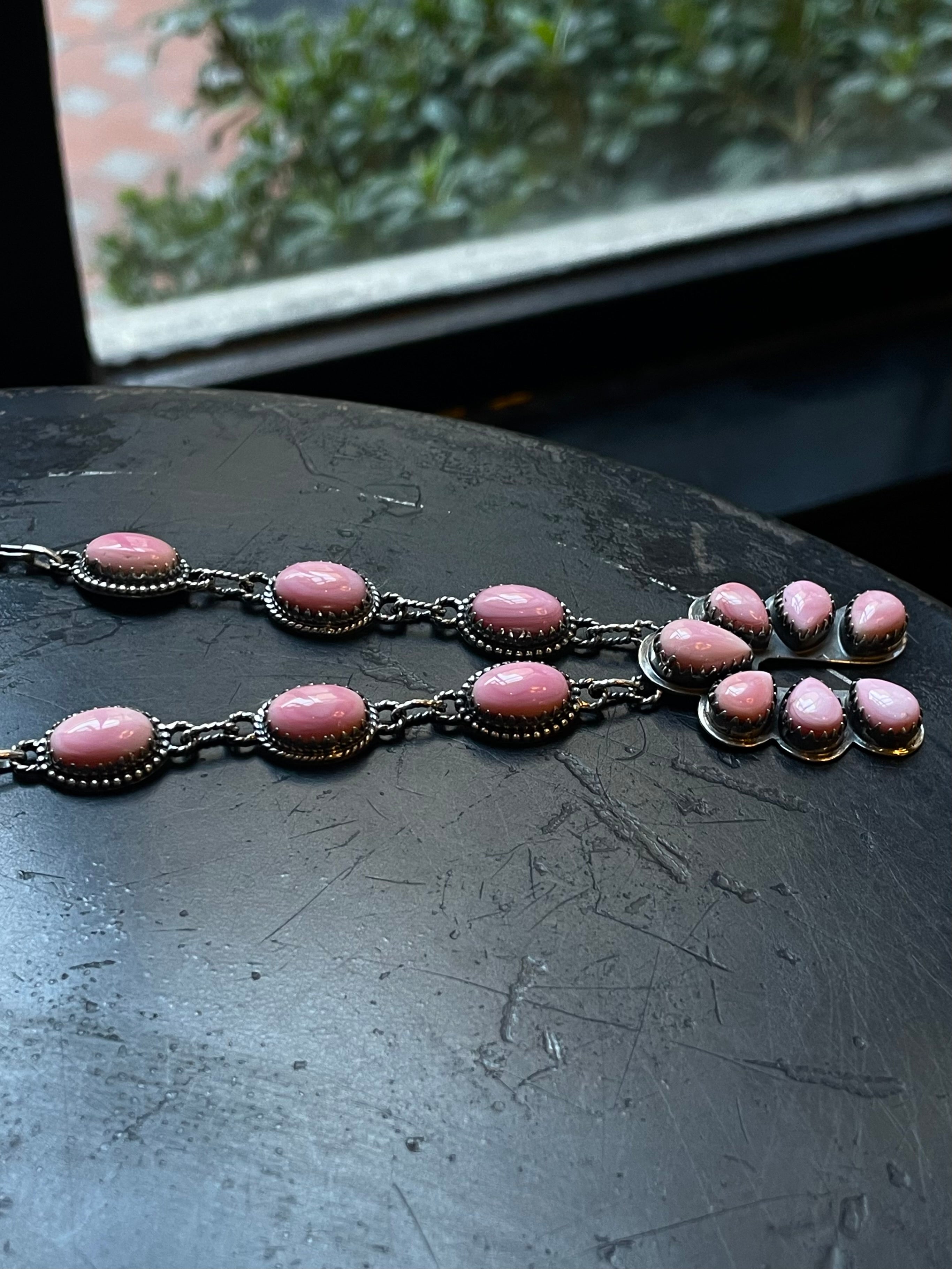 Pink Conch Naja Necklace | 925 Sterling Silver E347