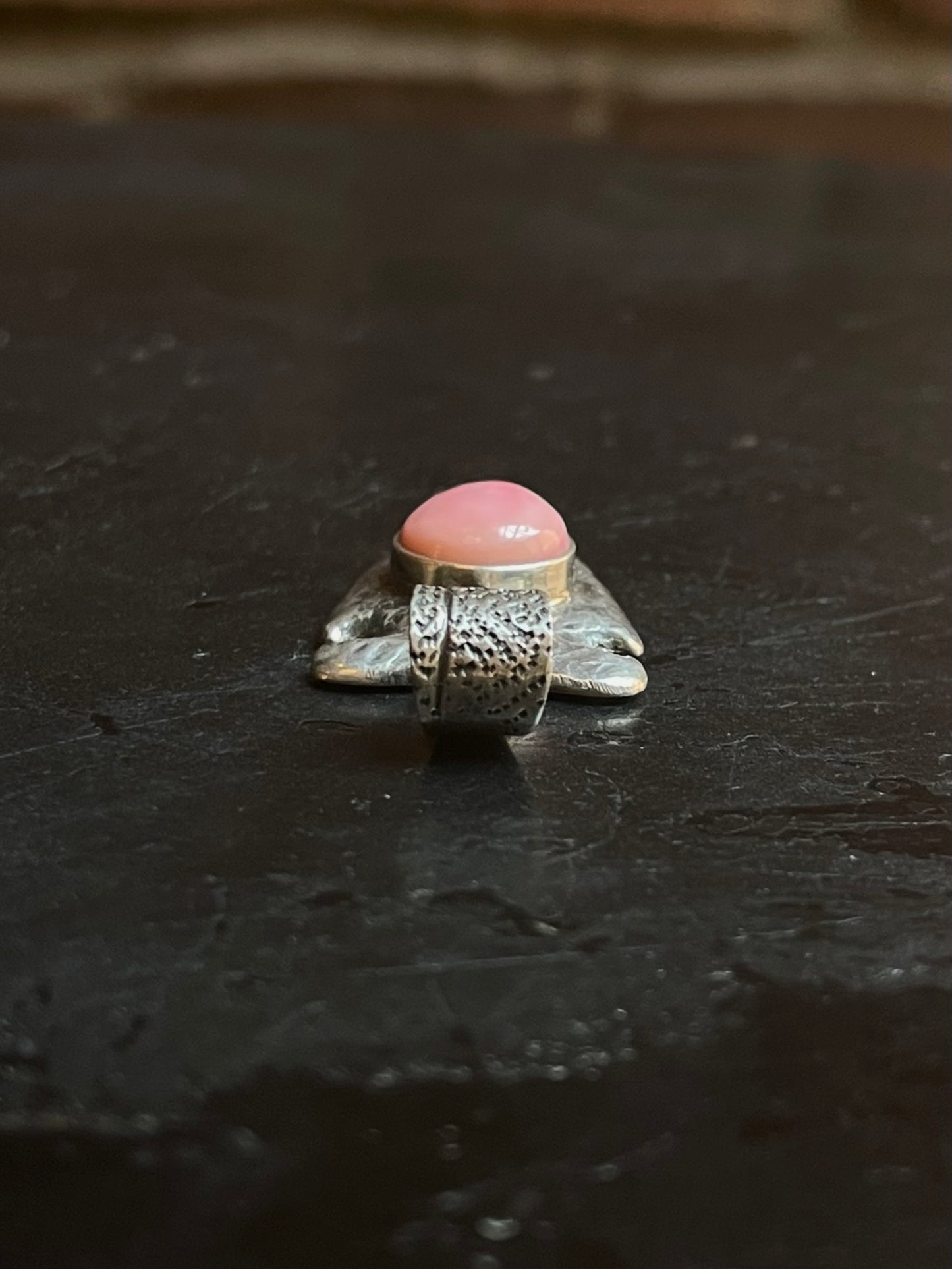 Pink Conch Arrowhead Pendant | Sterling Silver G447