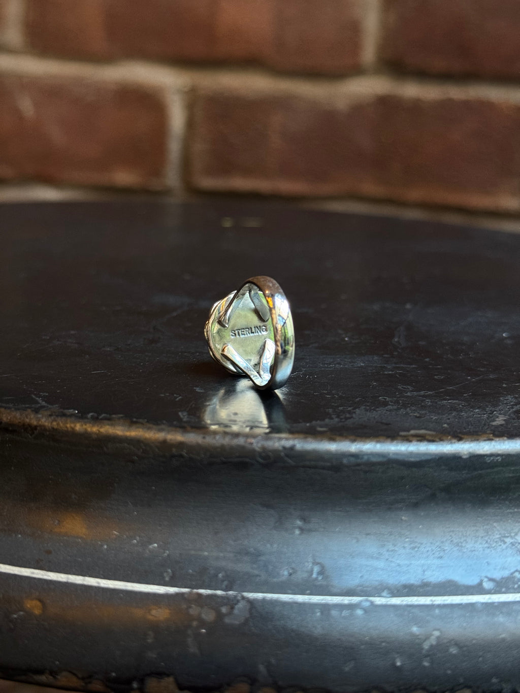 Pink Conch Ring | Sterling Silver | Size 8 | C154