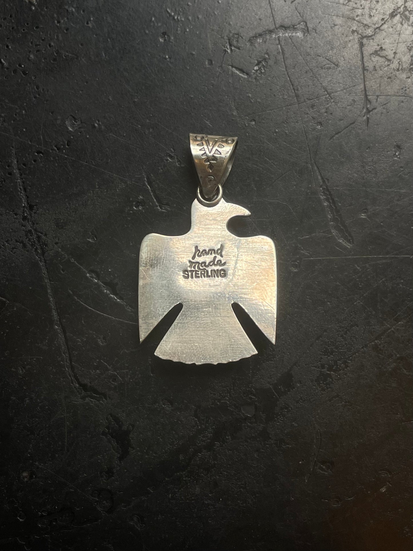 Turquoise Thunderbird Pendant | 925 Sterling Silver E709