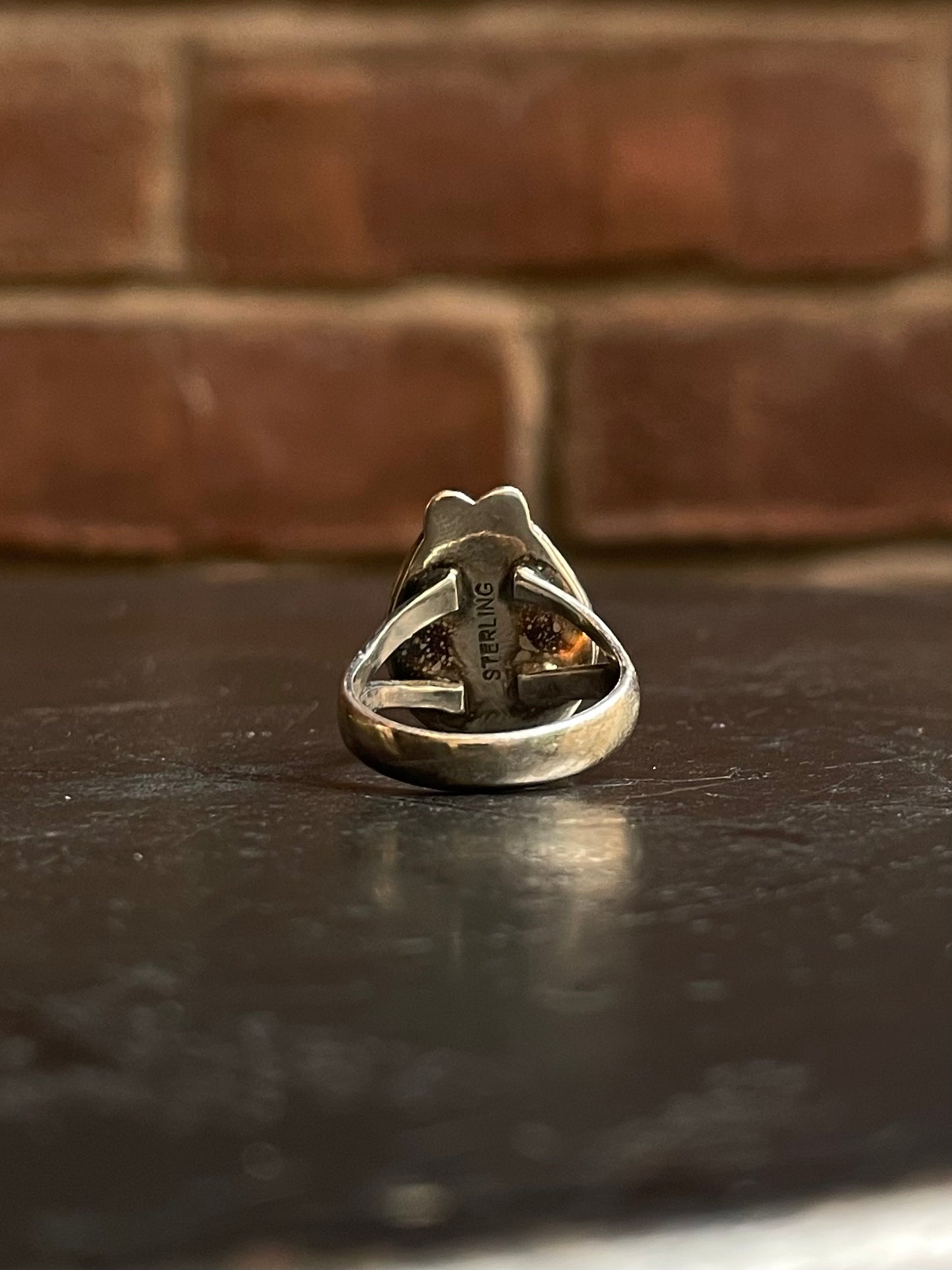 Turquoise Tear Drop Ring Size 6 | 925 Sterling Silver G296