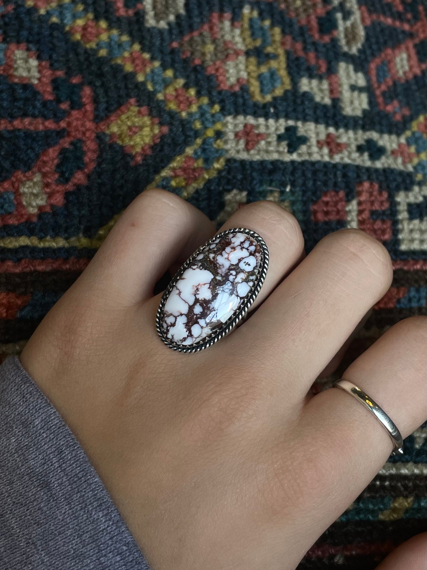 Wild Horse Ring | Sterling Silver 925 | Size 6 C725