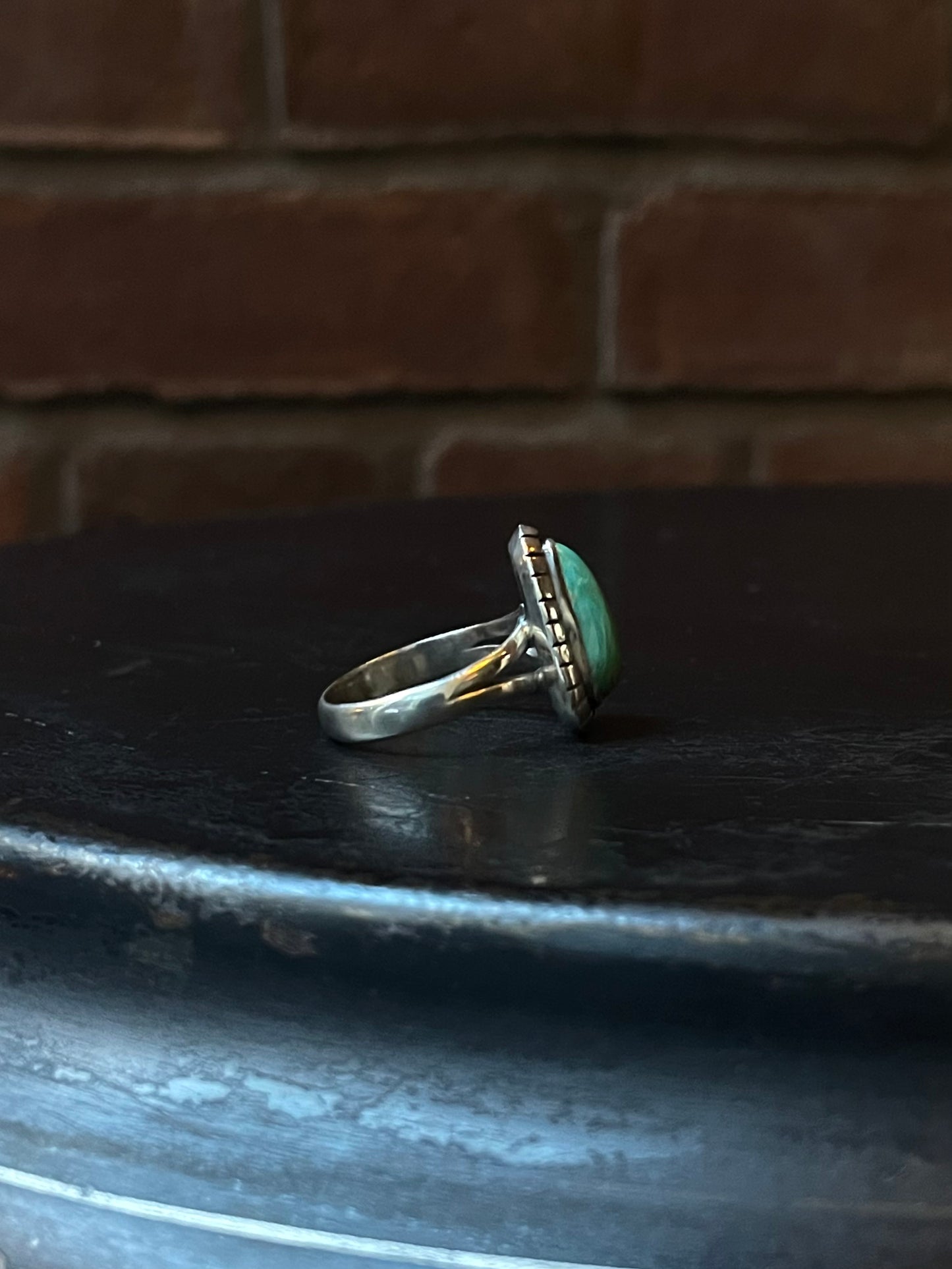 Turquoise Ring | 925 Sterling Silver Size 9 E428