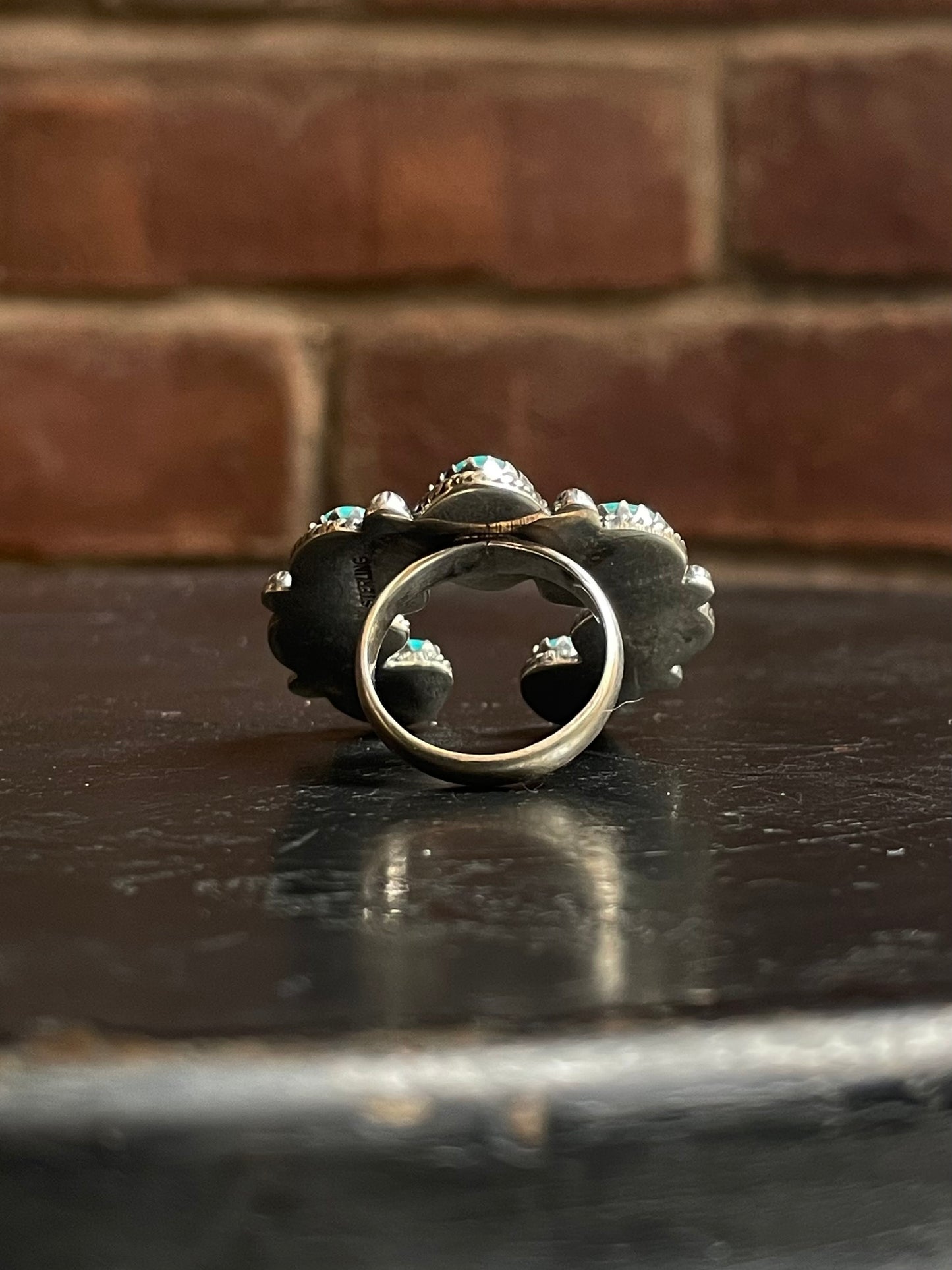 Kingman Turquoise Naja Ring Size 7 | 925 Sterling Silver G473