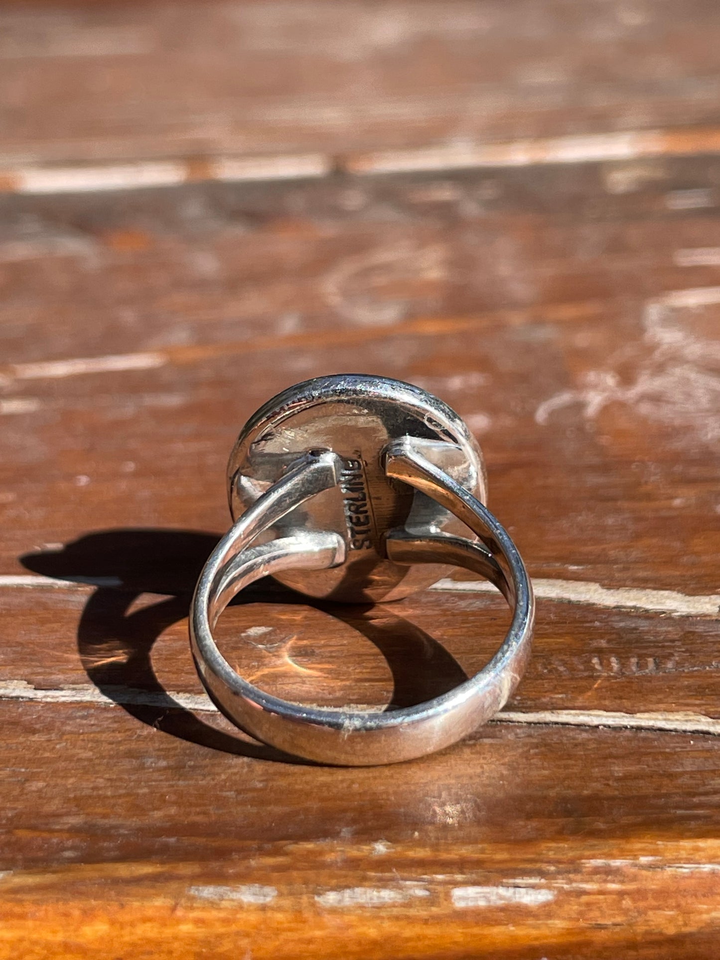 Spiny Oyster Rope Ring Size 6 | 925 Sterling Silver Southwest D106