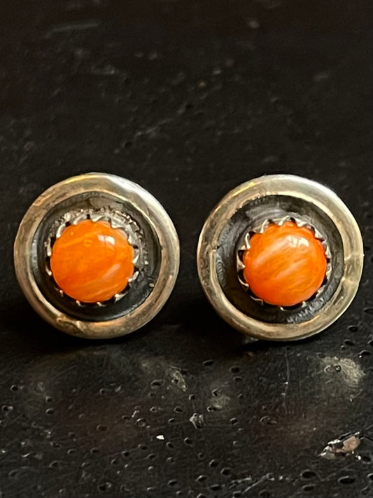 Spiny Oyster Stud Earrings | 925 Sterling Silver  G251