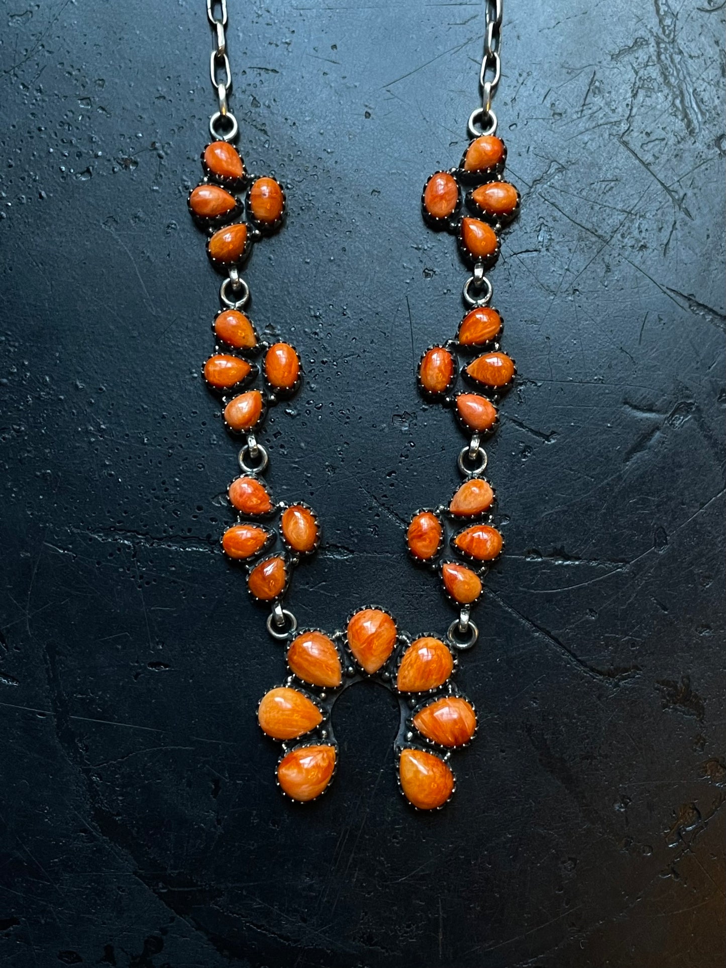 Spiny Oyster Naja Necklace | 925 Sterling Silver E369