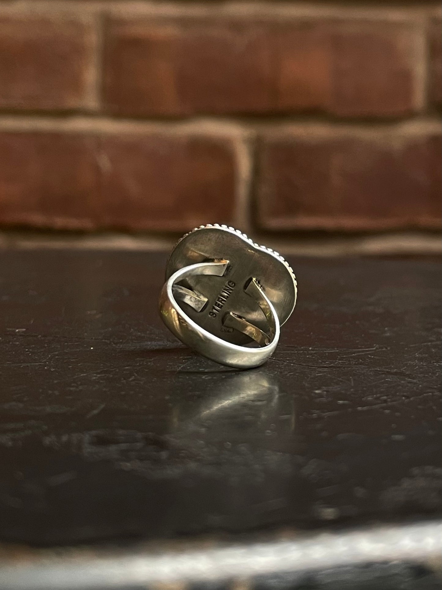 Turquoise Heart Ring Size 6 | 925 Sterling Silver G280