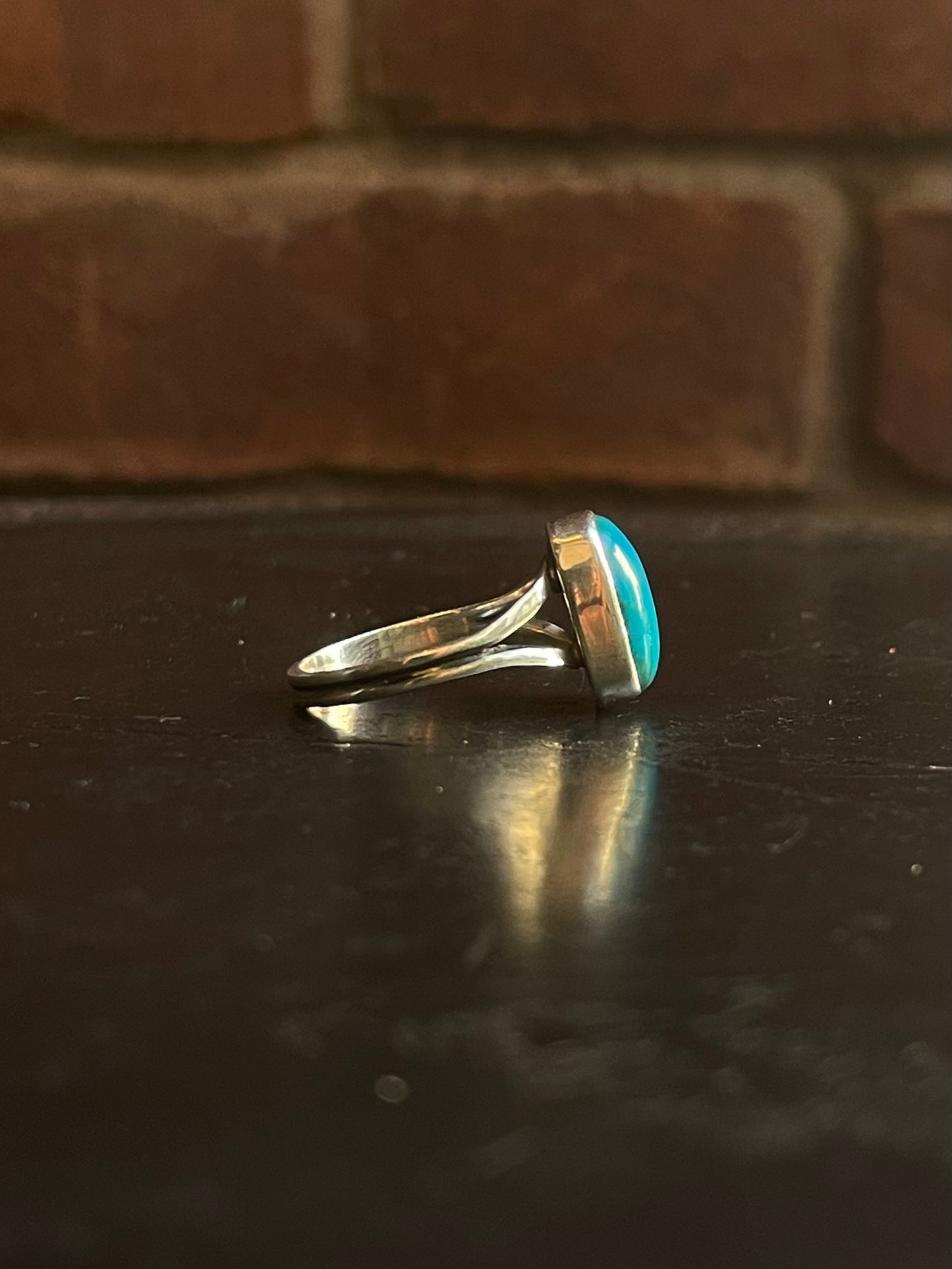 Kingman Turquoise Ring | Sterling Silver | Size 9 G356