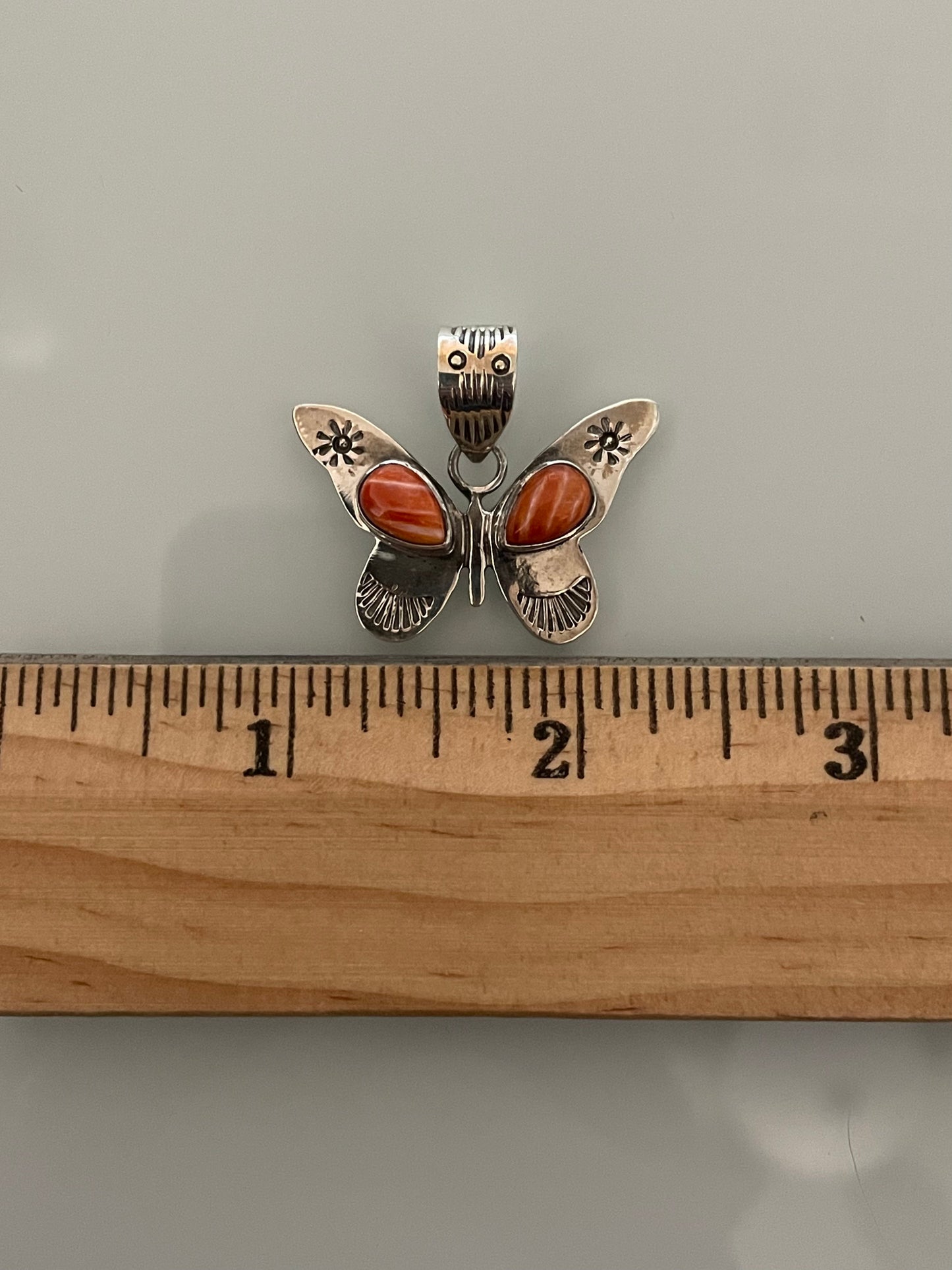 Spiny Oyster Butterfly Pendant | 925 Sterling Silver E235