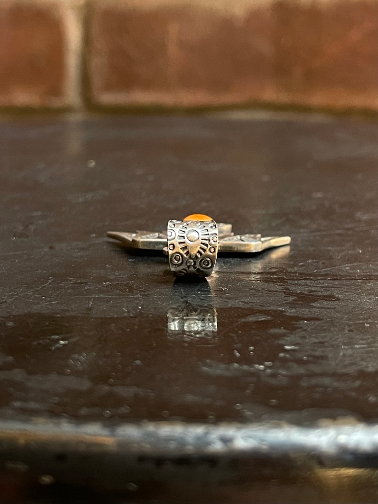 Spiny Oyster Thunderbird Pendant | Sterling Silver G435