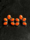 Spiny Oyster Naja Stud Earrings | Sterling Silver E645