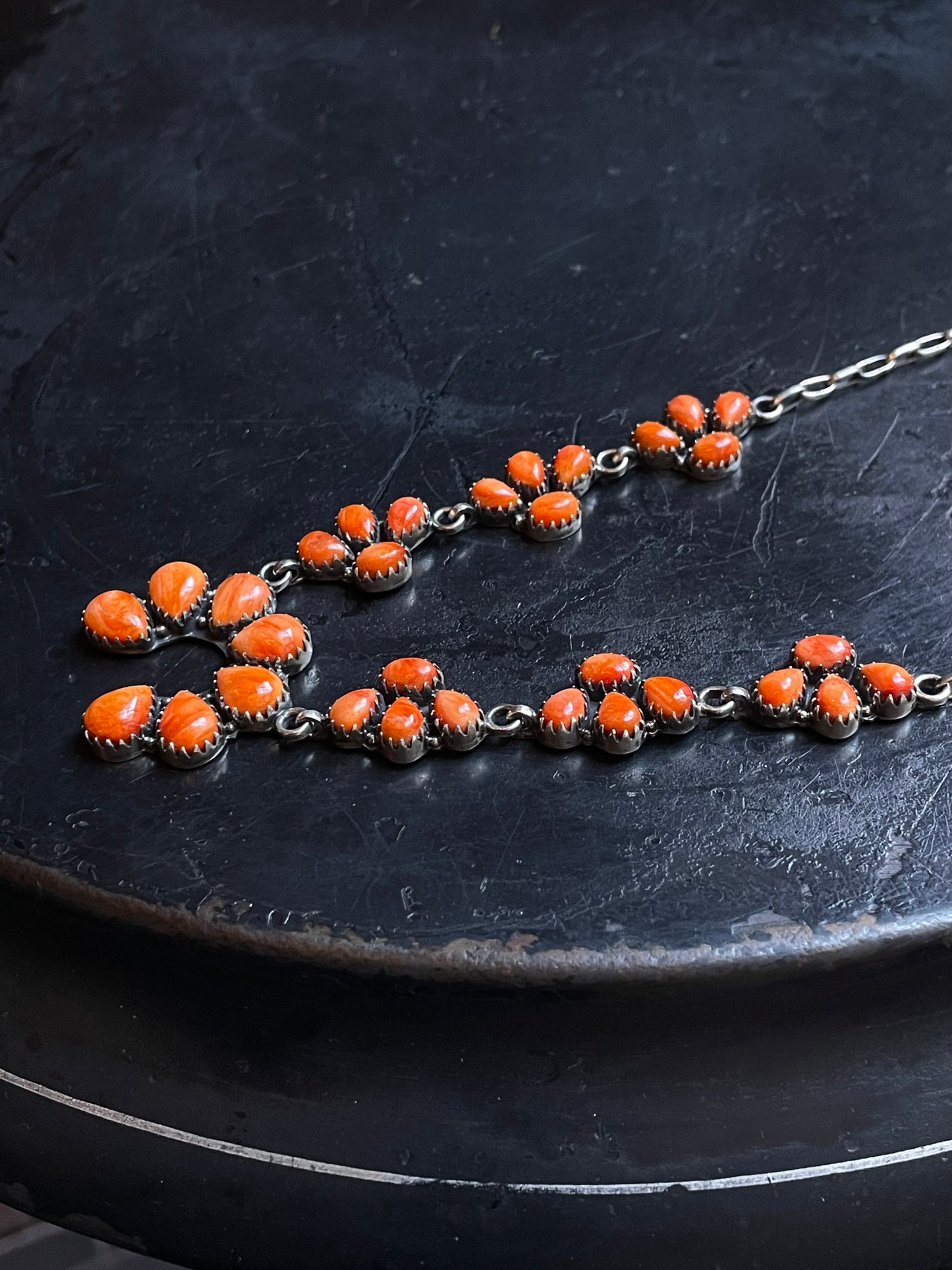 Spiny Oyster Naja Necklace | 925 Sterling Silver E369